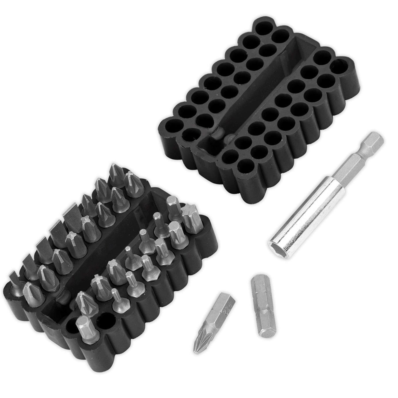 Sealey Bit & Magnetic Adaptor Set 33pc