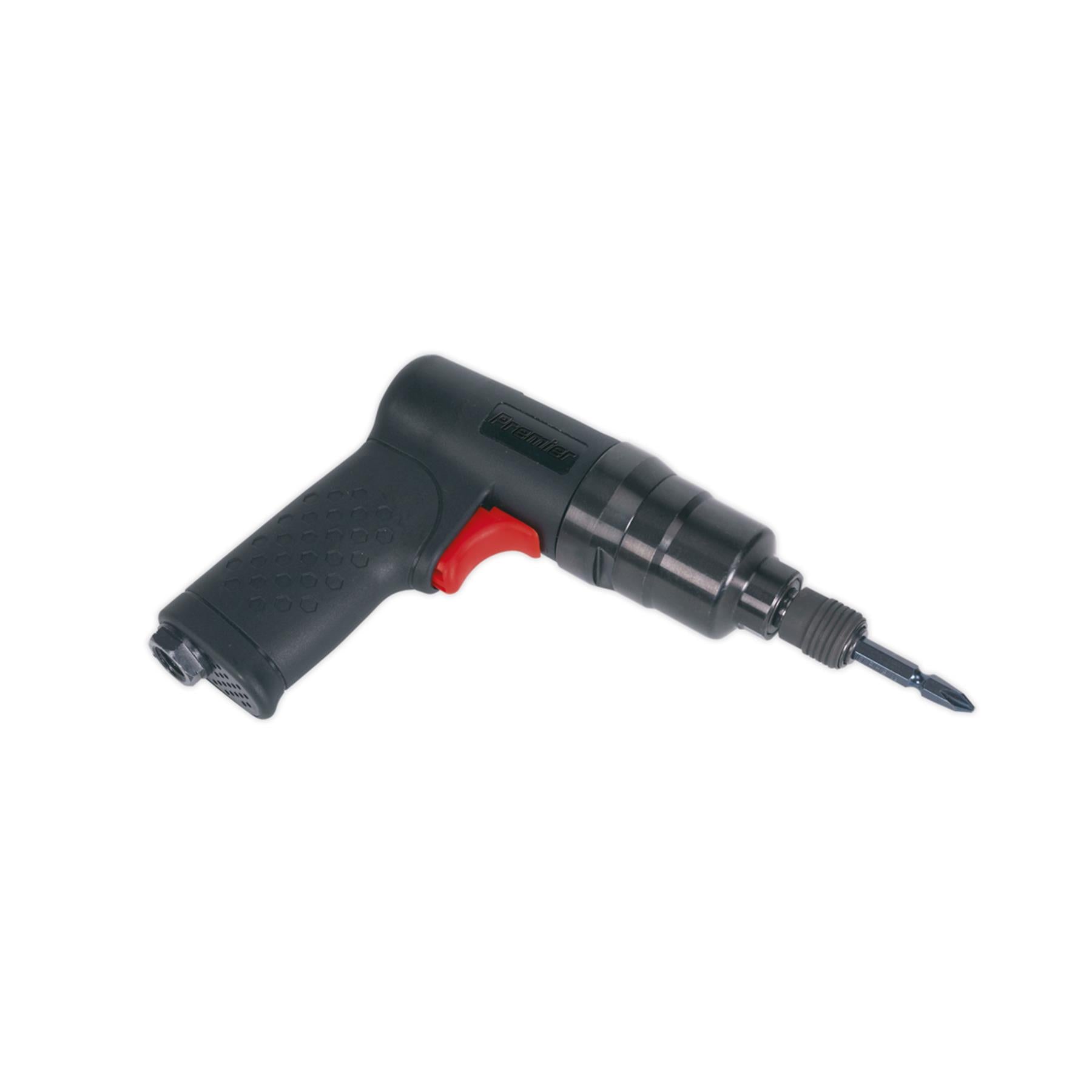 Sealey Air Pistol Screwdriver Mini 600lb.in(67Nm) Composite Premier