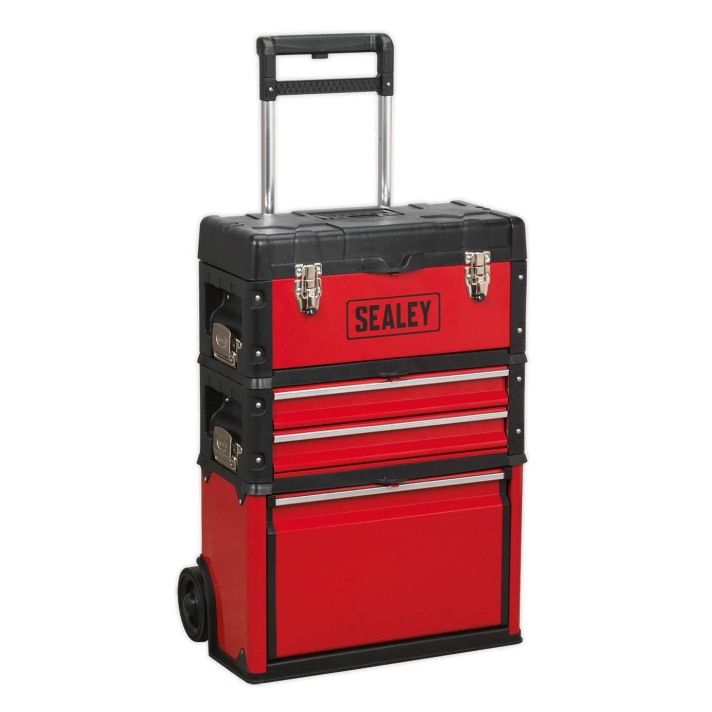 Sealey Mobile Steel/Composite Toolbox - 3 Compartment