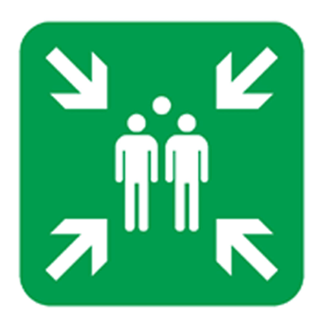 Sealey Safety Sign - Fire Action Without Lift - Plastic - Pk of 10
