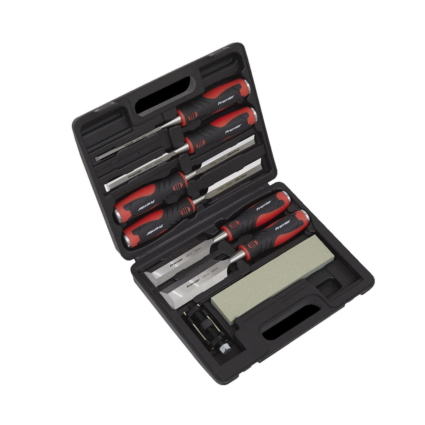 Sealey Hammer-Thru Wood Chisel 8pc Set