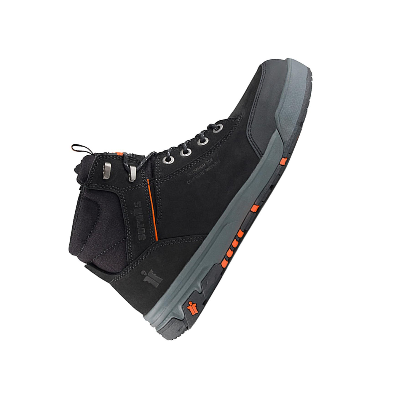 Scruffs Switchback 3 Safety Boots Black Size 8 / 42 Slip-Resistant