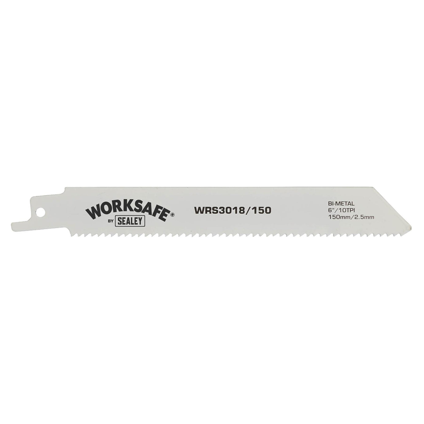 Sealey Reciprocating Saw Blade 150mm 10tpi - Pack of 5