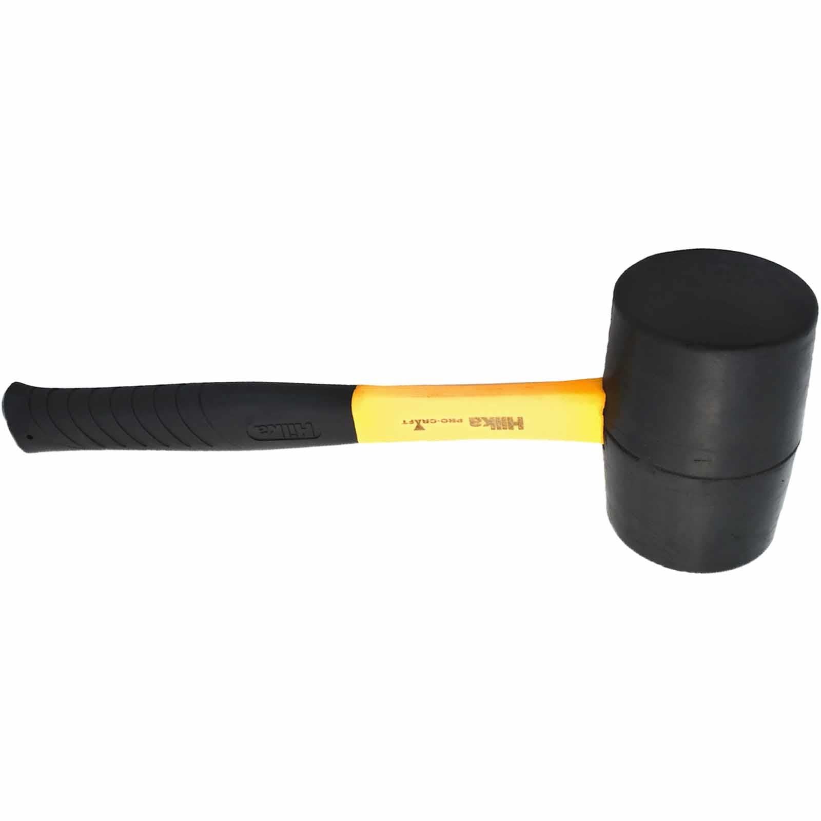 black rubber mallet