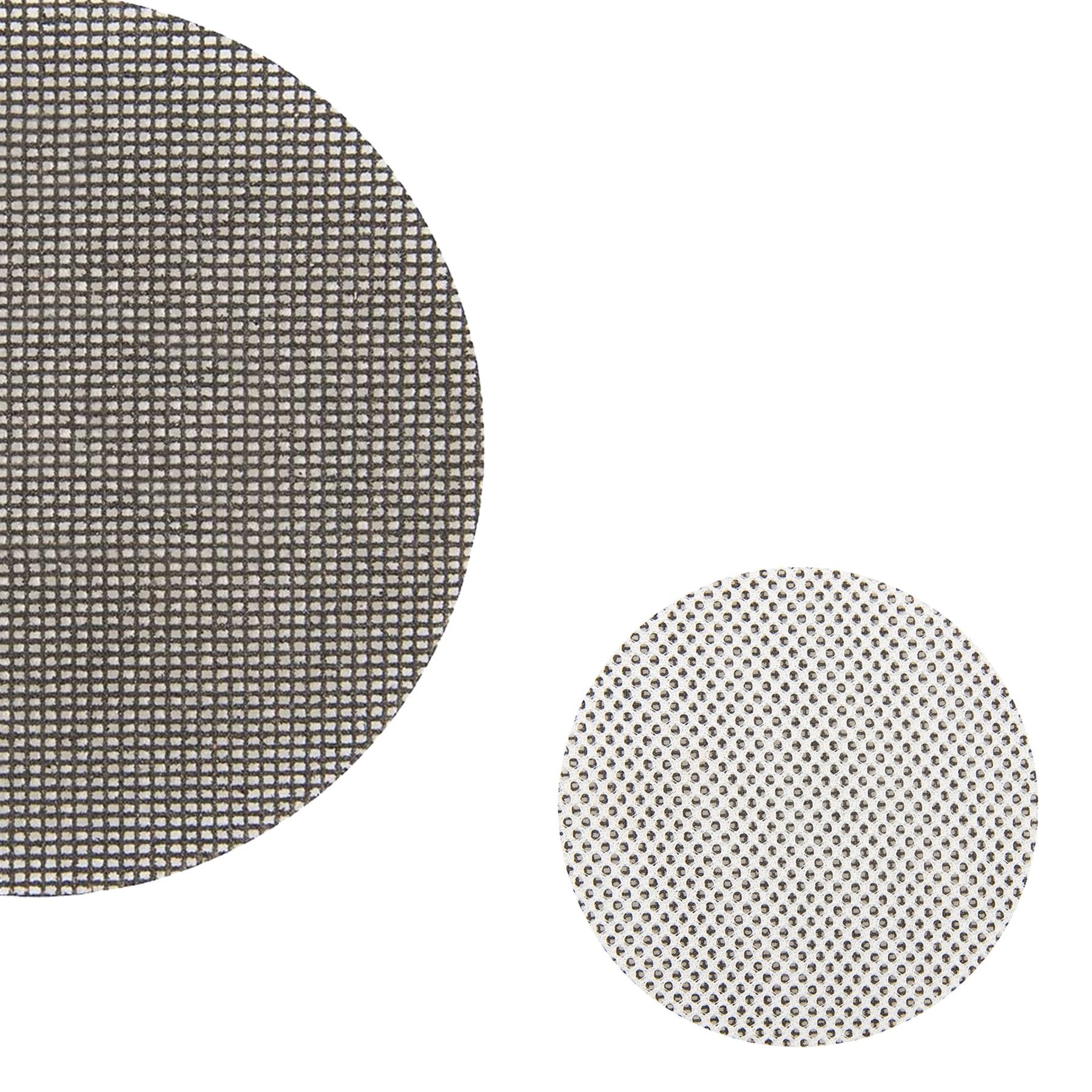 10pc MESH Sanding Discs Hook & Loop Paper  225mm Mixed Grit
