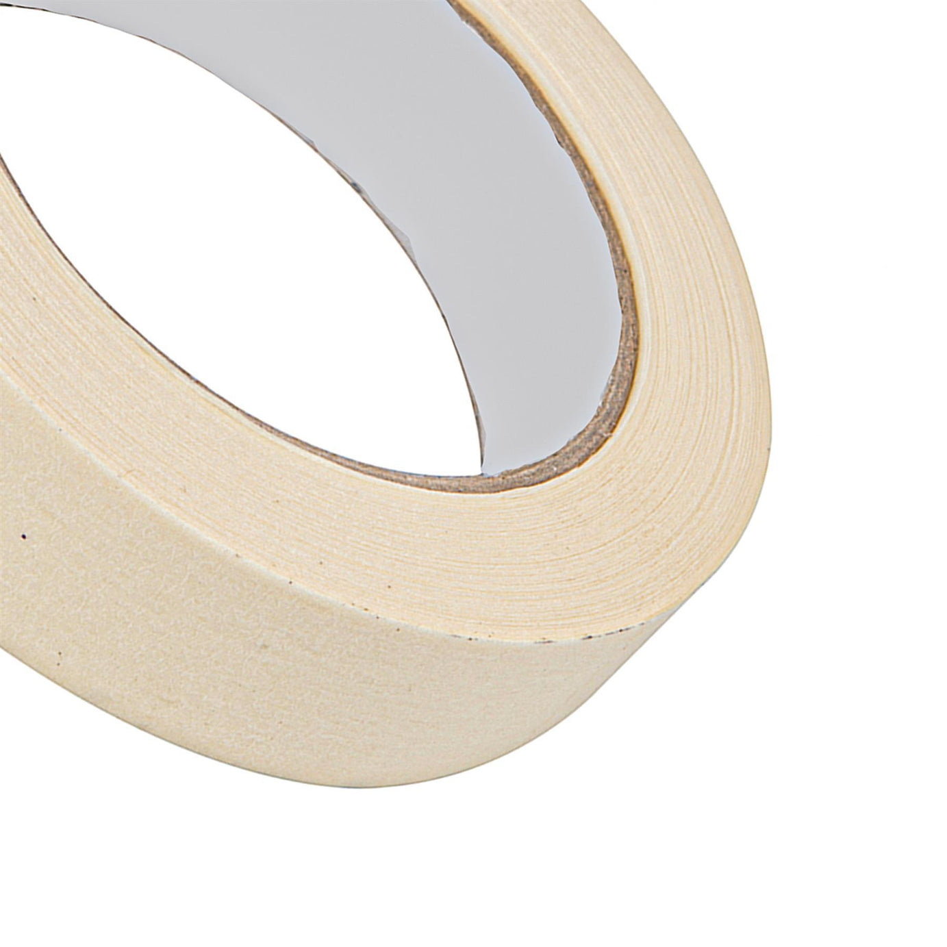 Masking Tape 25mm x 40m Crepe Paper Easy Tear For DIY Painting Decorating White