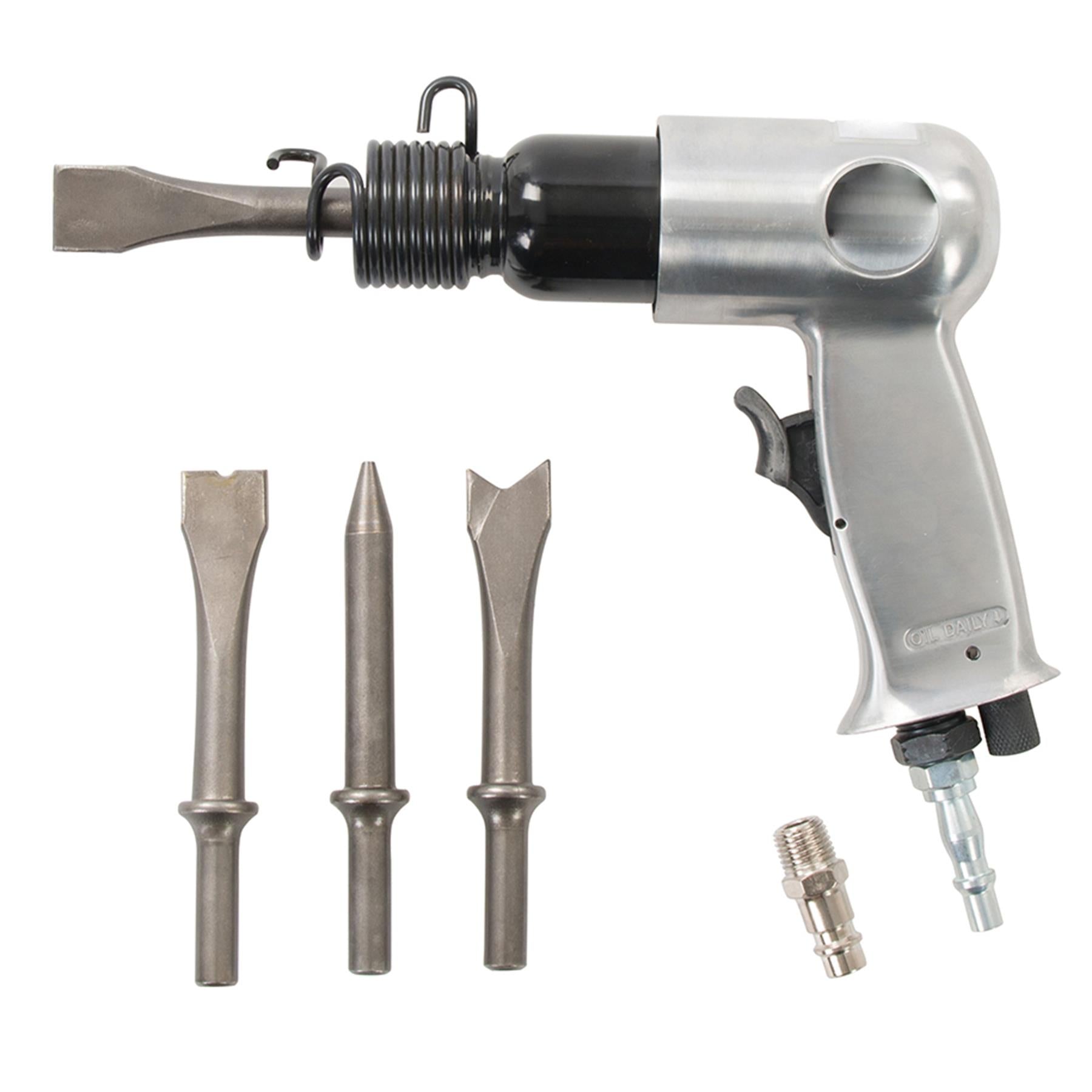 5Pce Air Hammer Set Rust Remover Quick-Change Spring And Built-In Trigger