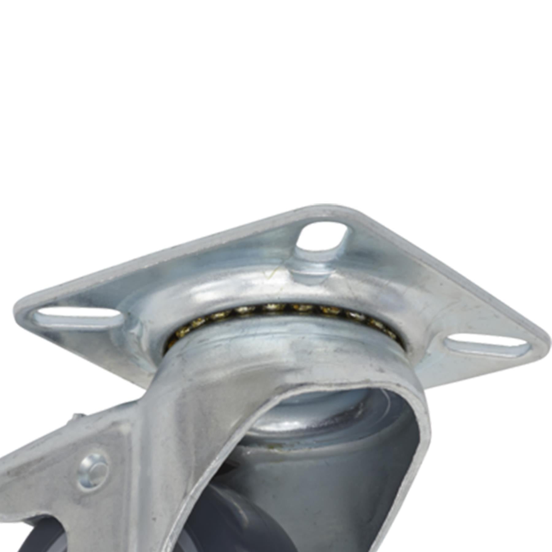 Sealey Castor Wheel Swivel Plate with Total Lock 50mm