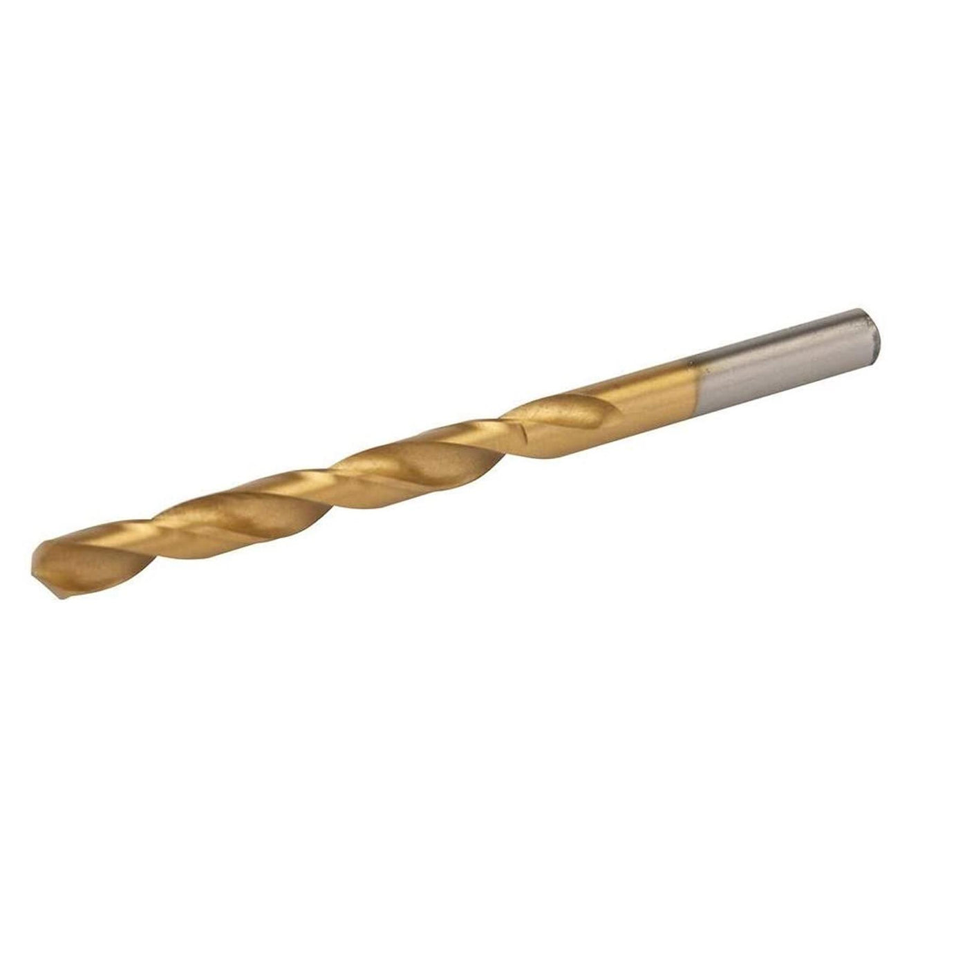 Hss Titanium-Coated Drill Bits 8.0mm Durable High Speed Metal Wood Plastic