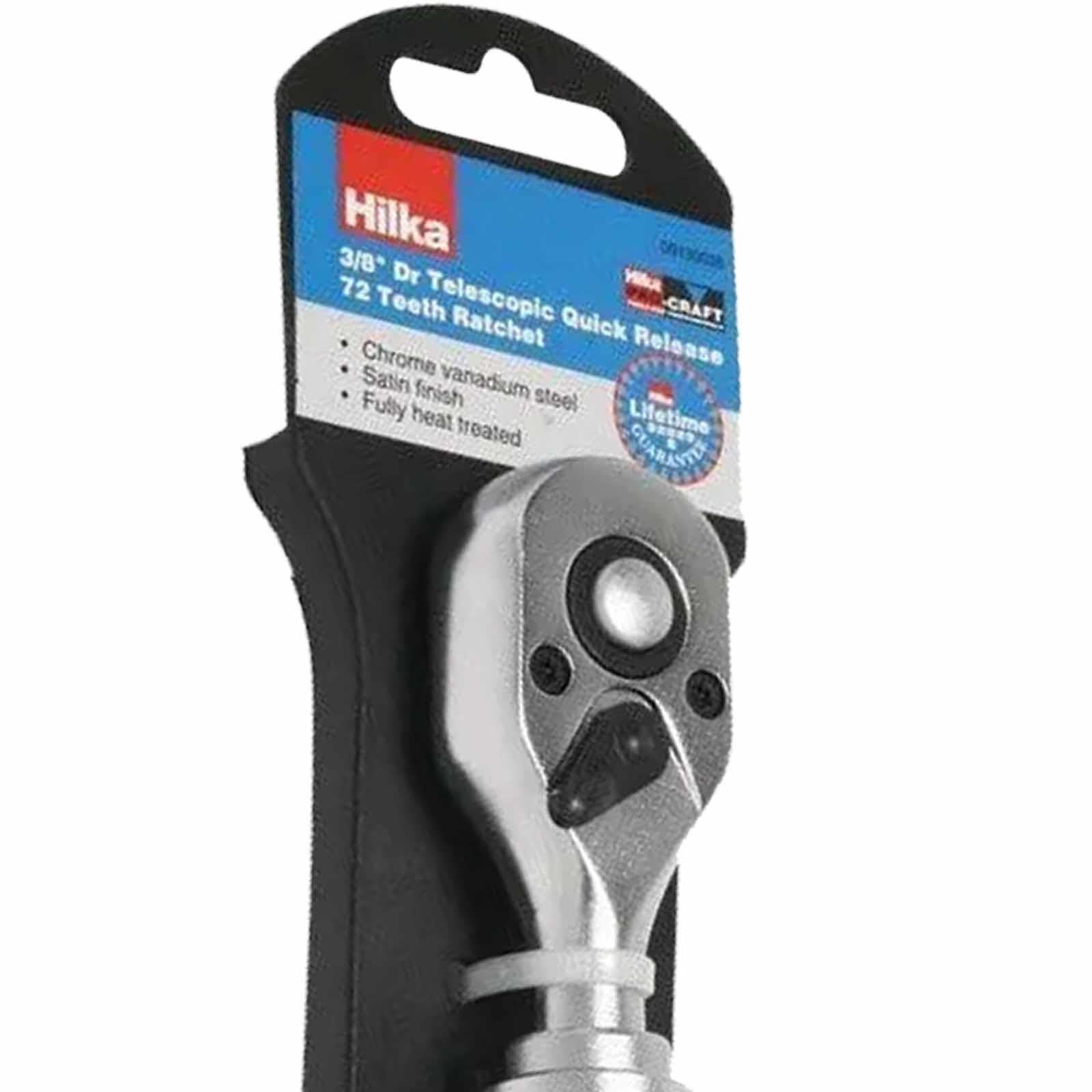 3/8" Drive Chrome Vanadium Steel 220 to 318mm Soft Grip Handle Socket Telescopic Tool