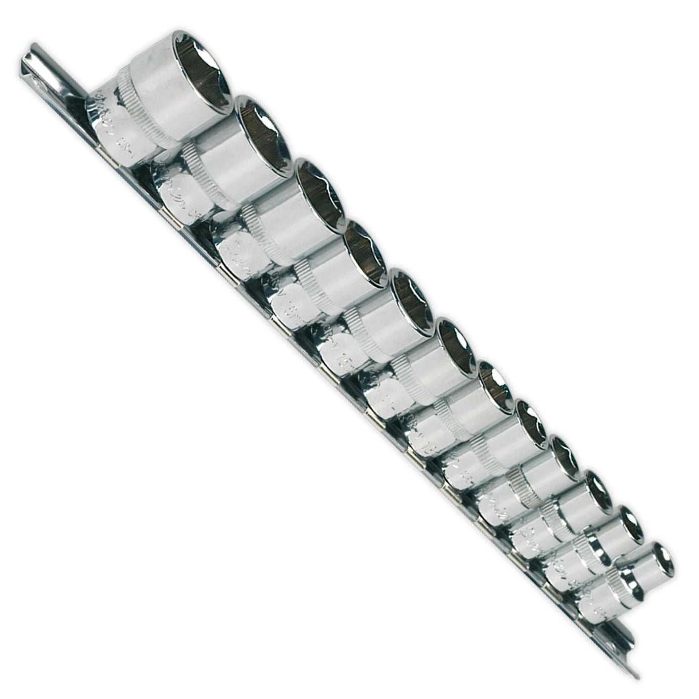 Sealey WallDrive Socket Set 12 Piece 3/8" Square Drive