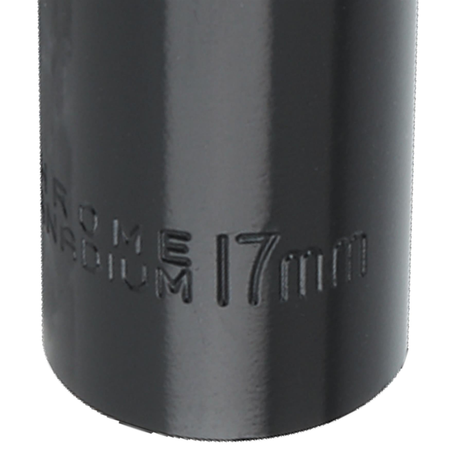 Sealey Impact Socket 17mm Deep 3/8"Sq Drive Chrome Vanadium