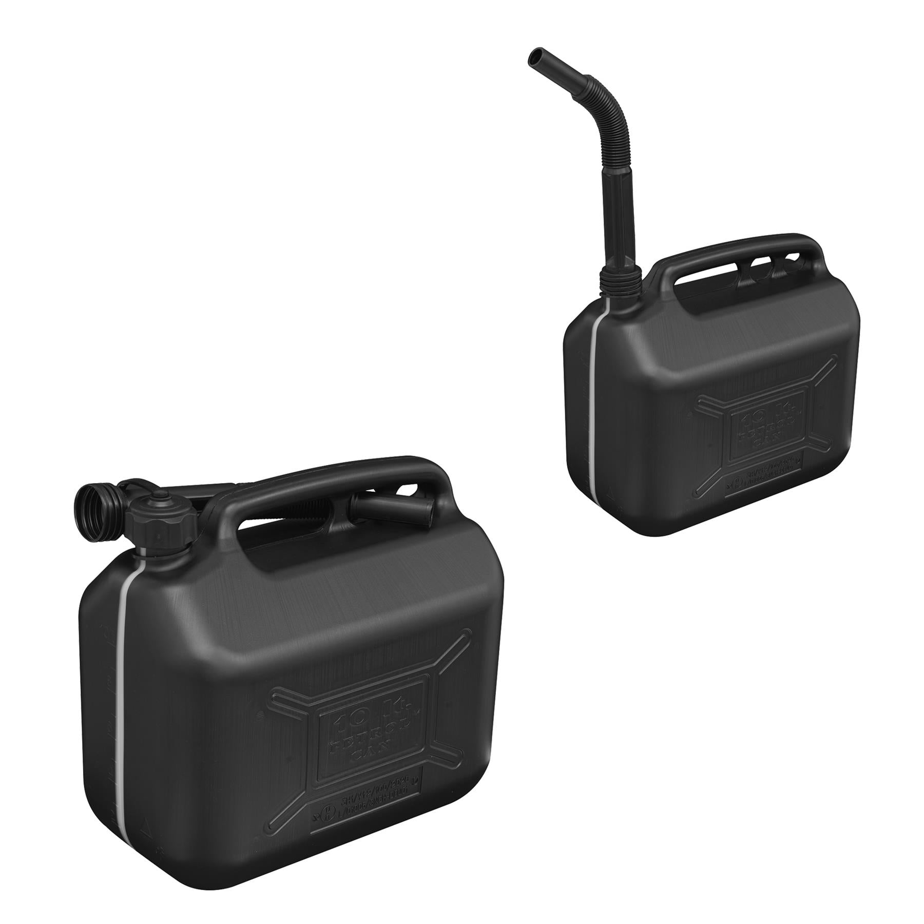 Sealey Fuel Can 10L - Black