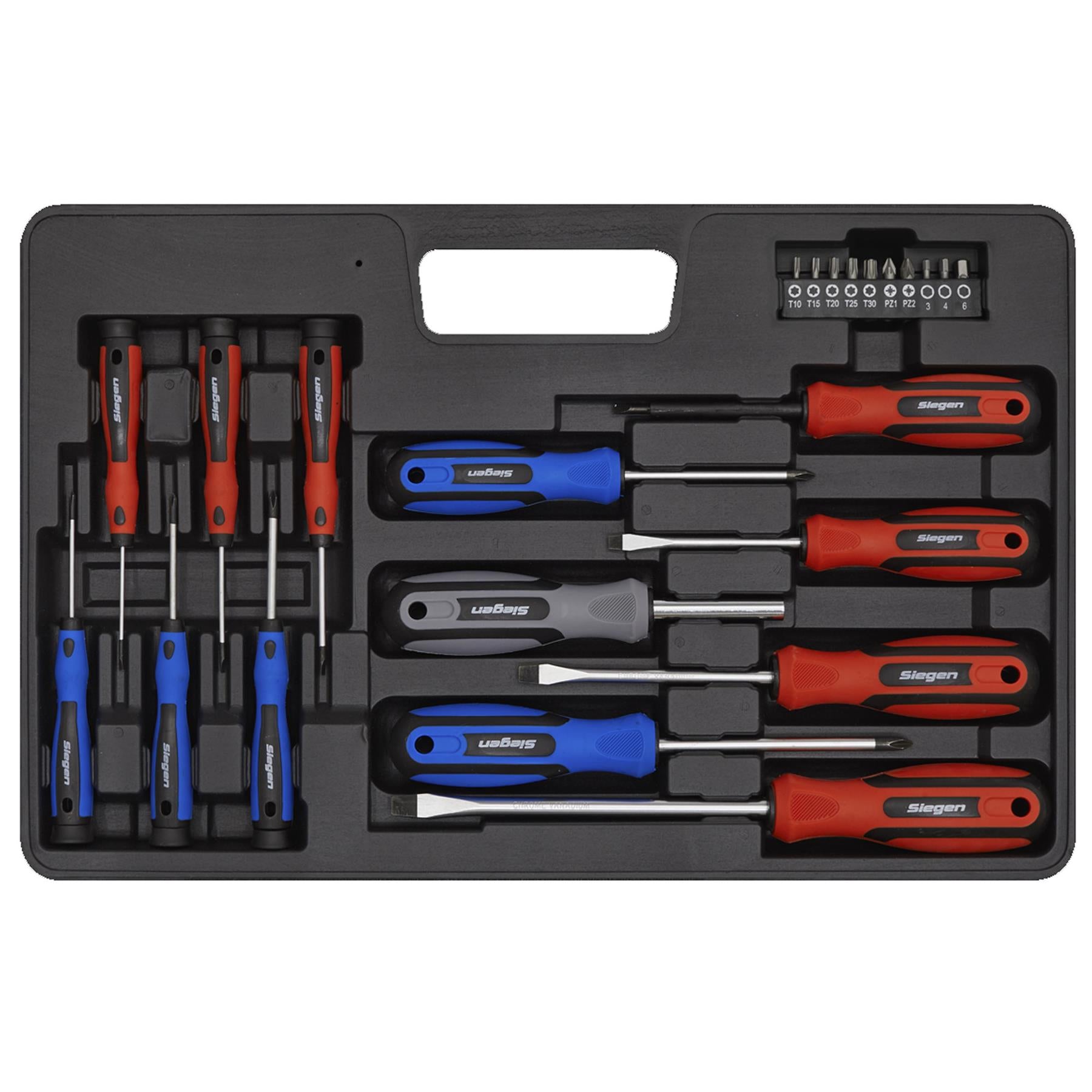 Sealey Soft Grip Screwdriver & Bit Set 23pc