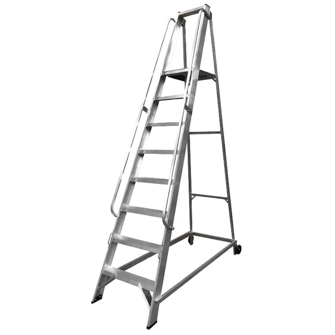 Dapetz Aluminium 6 Tread Warehouse Step Ladder, Heavy Duty, 150 Kg, Made In Uk