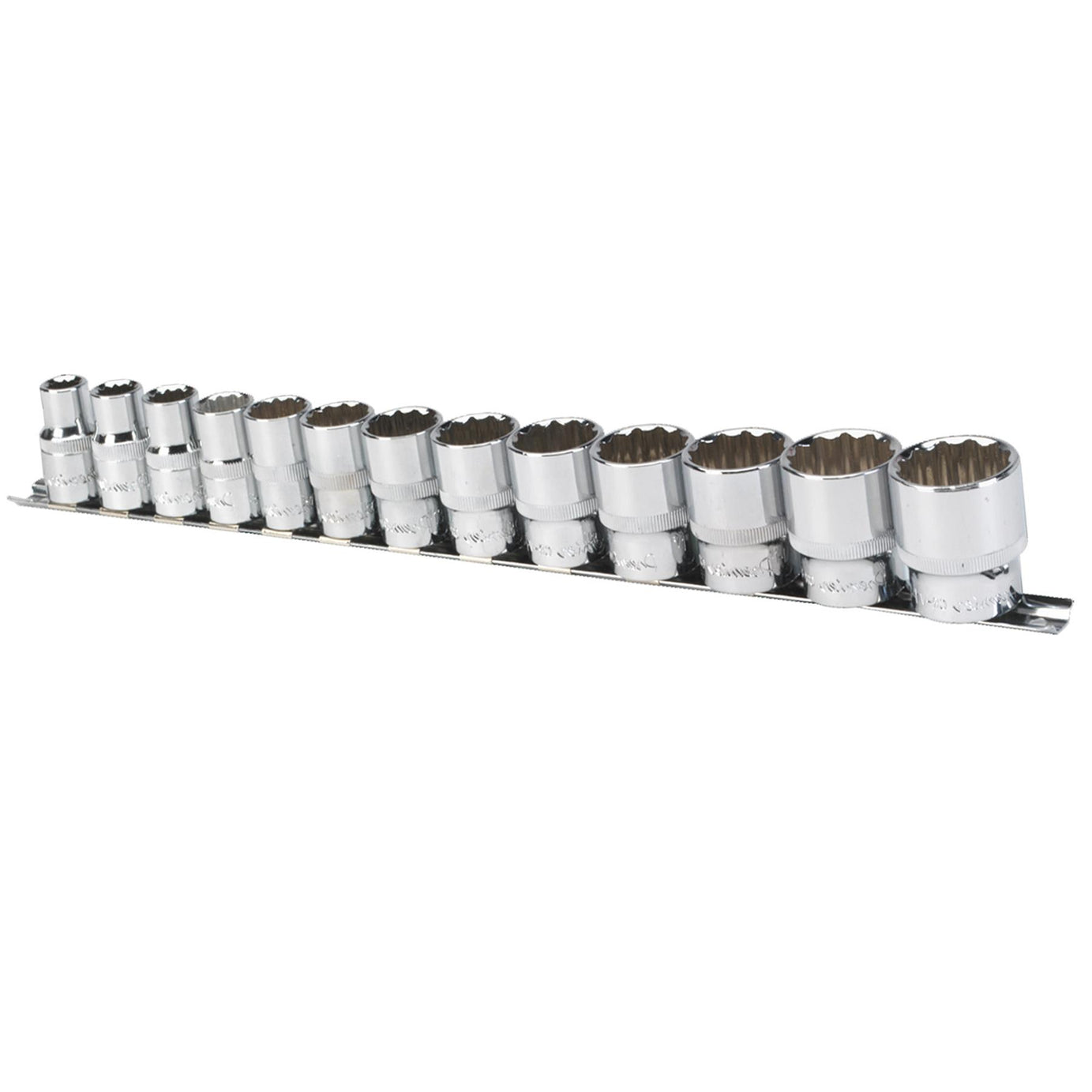 Sealey Socket Set 13pc 1/2"Sq Drive 12pt WallDrive Imperial