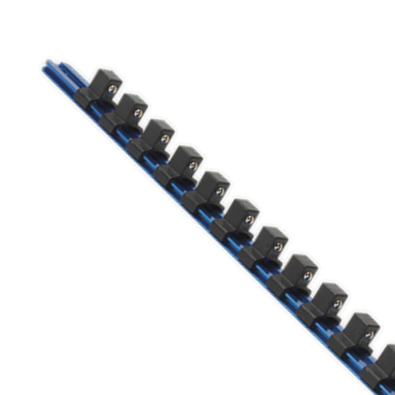 Sealey Socket Retaining Rail with 14 Clips Aluminium 1/2"Sq Drive