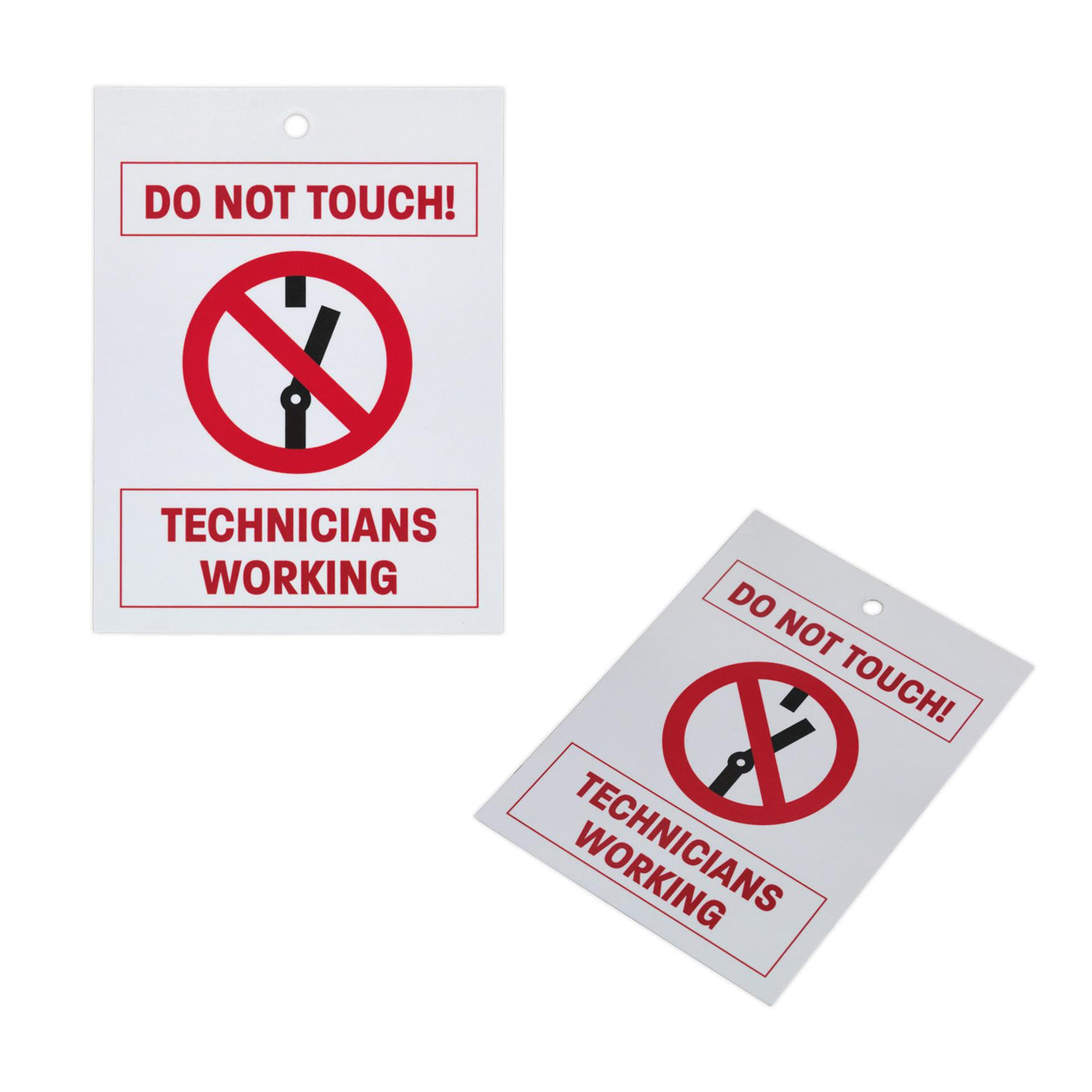 Sealey Hybrid/Electric Vehicle Keyring Warning Tag