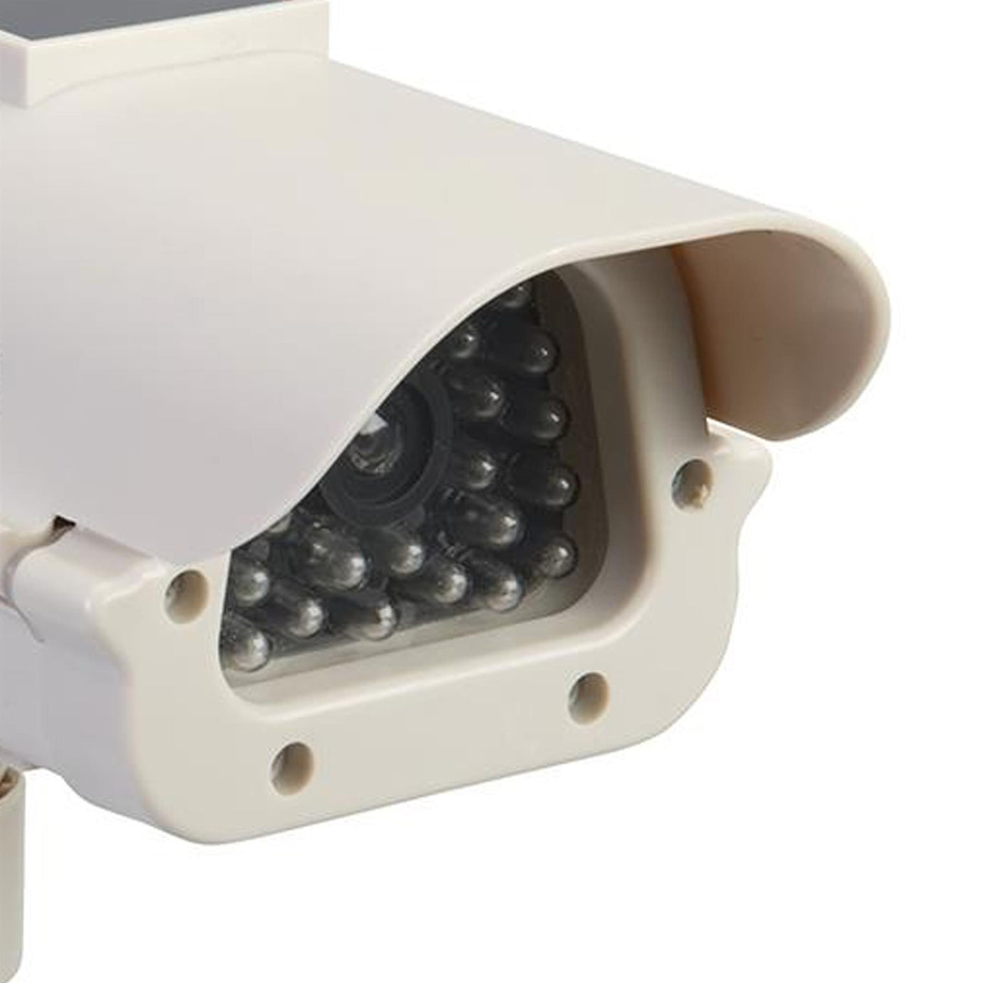 Solar-Powered Dummy CCTV Camera With Led Solar-Powered Weatherproof Deterrent