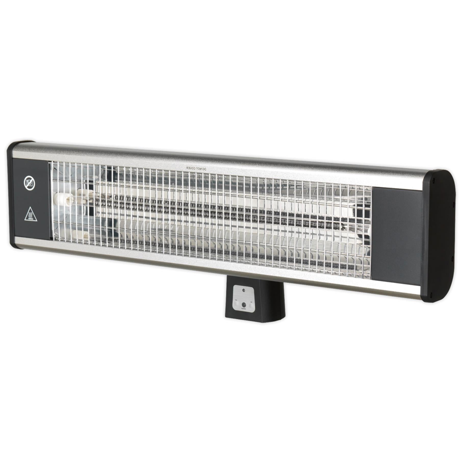 Sealey High Efficiency Carbon Fibre Infrared Wall Heater 1800W/230V