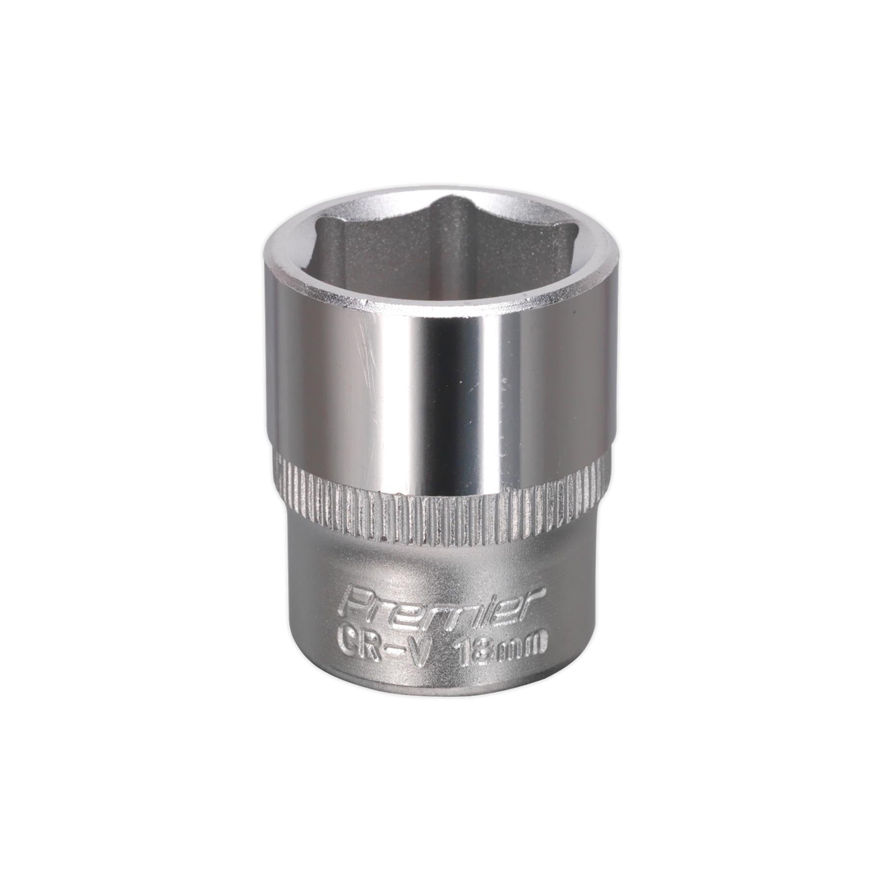 Sealey WallDrive� Socket 18mm 3/8"Sq Drive