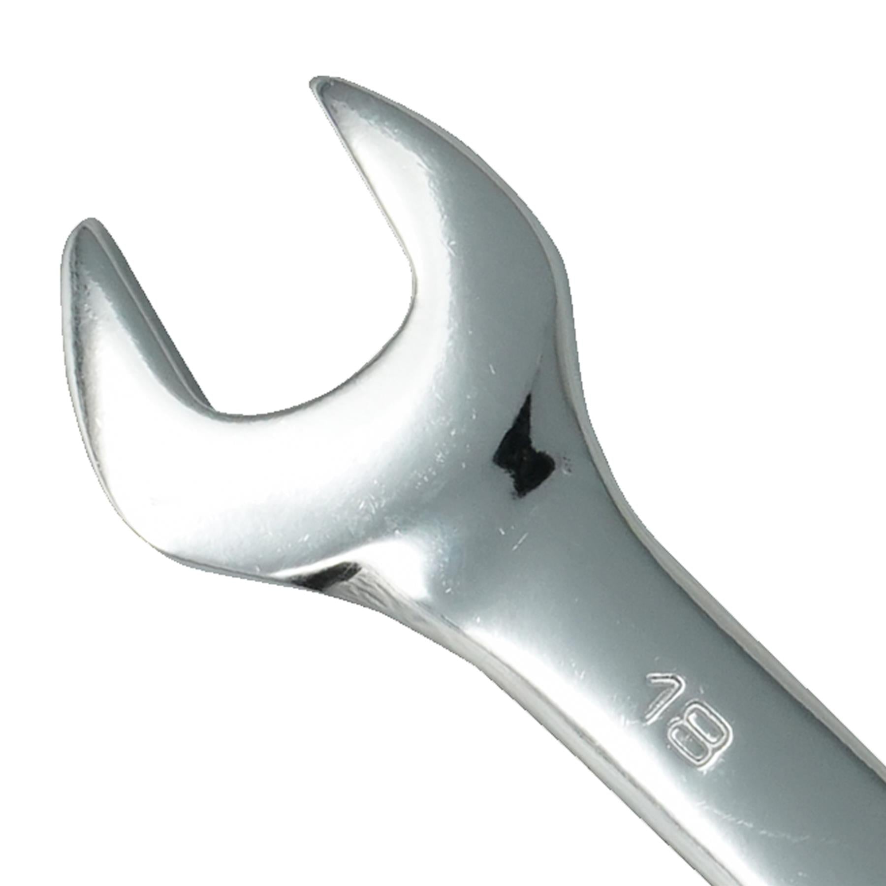 Combination Open Ring Spanner Chrome Mechanics Garage Tools 18mm