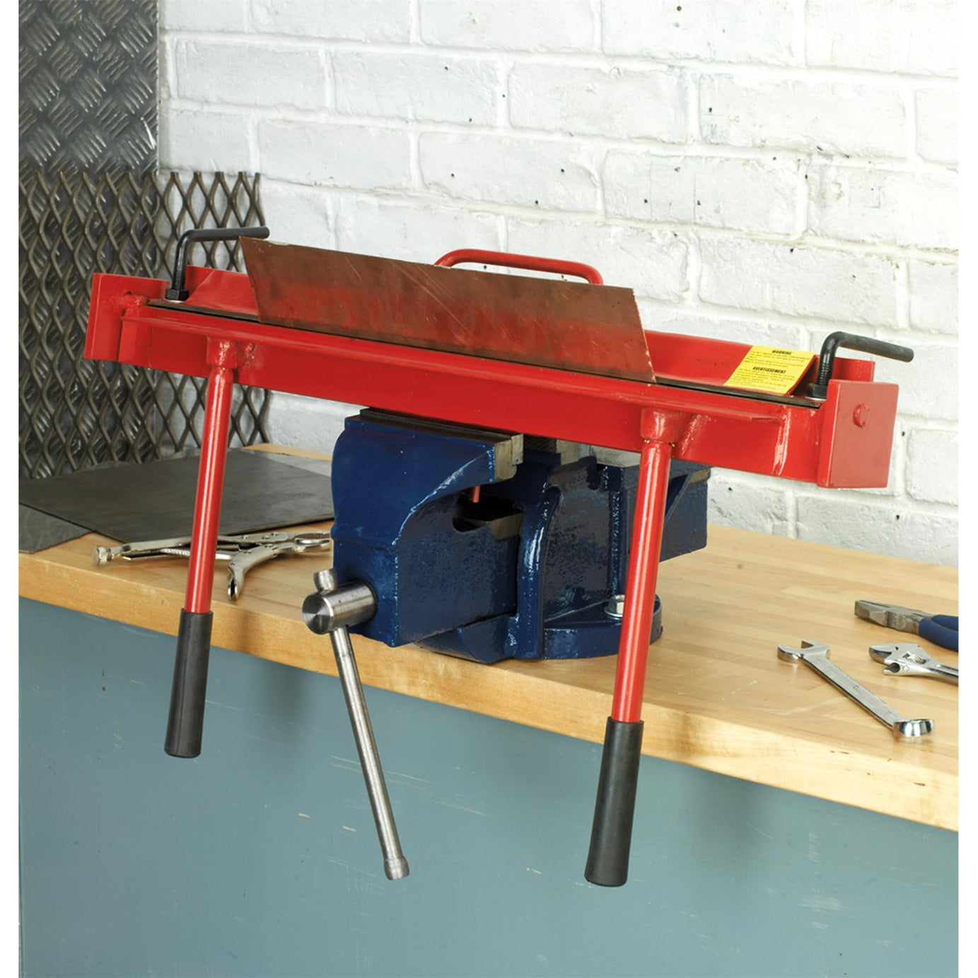 Sealey Sheet Metal Folder Vice Mounting 600mm