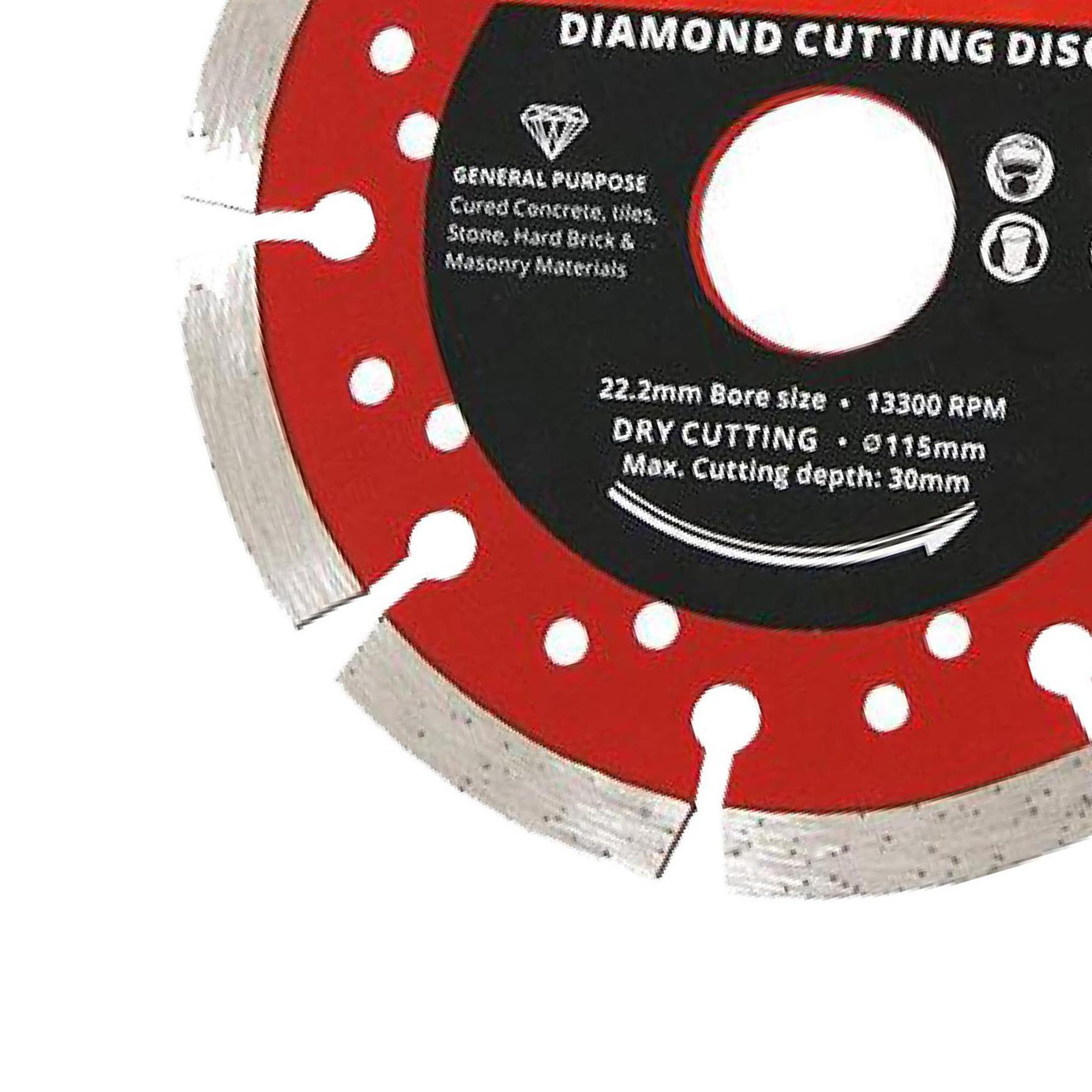 DIAMOND Blade DISC Angle Grinder Cutter Saw Dry Cutting 4.5 inch / 115mm