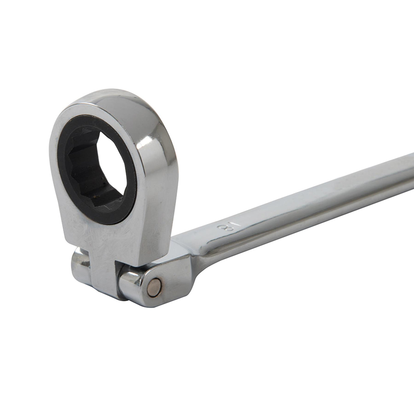 12Pce Flexible Head Ratchet Spanner Set 8mm - 19mm Polished 40Cr Alloy Steel