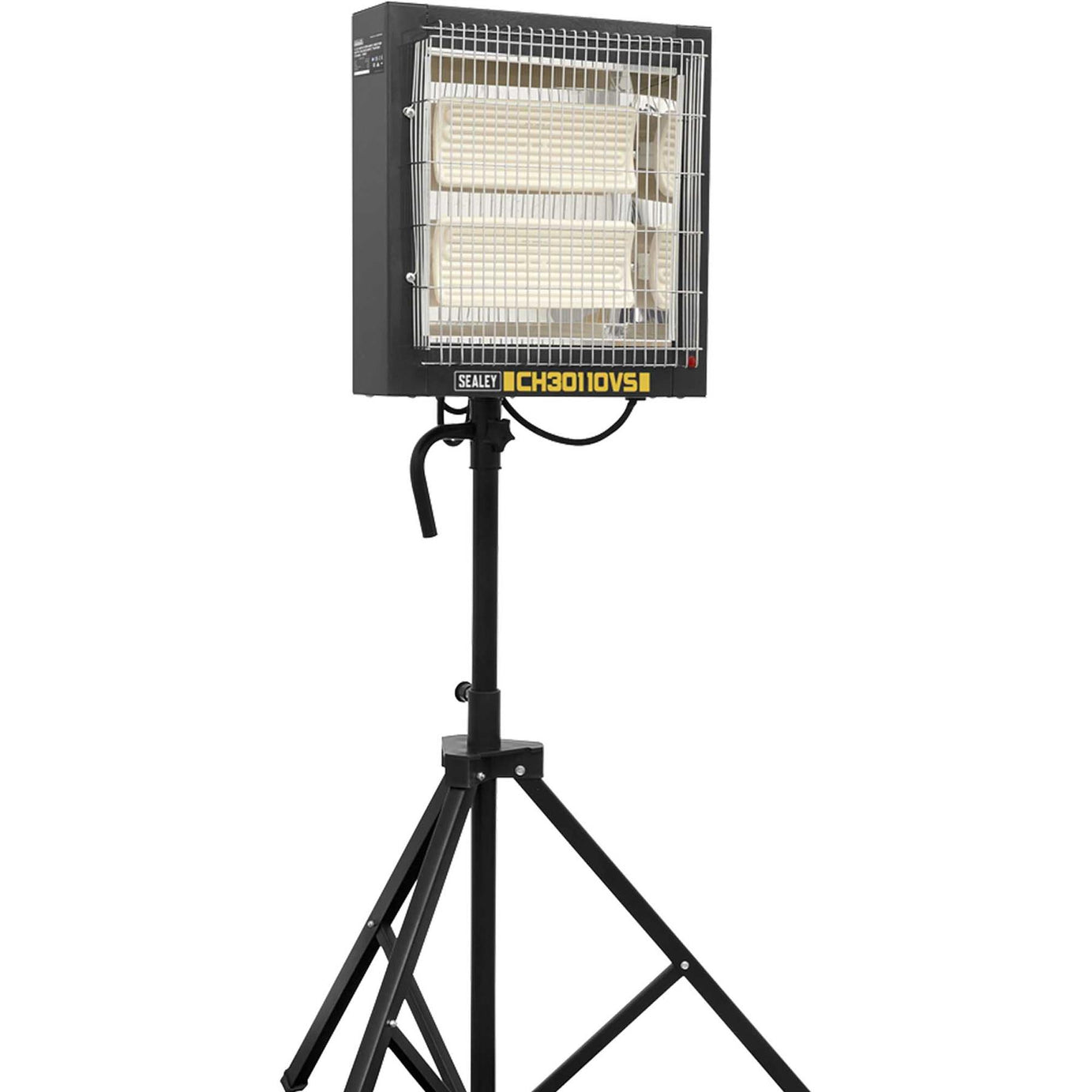 Sealey Ceramic Heater with Telescopic Tripod Stand 1.2/2.4kW - 110V