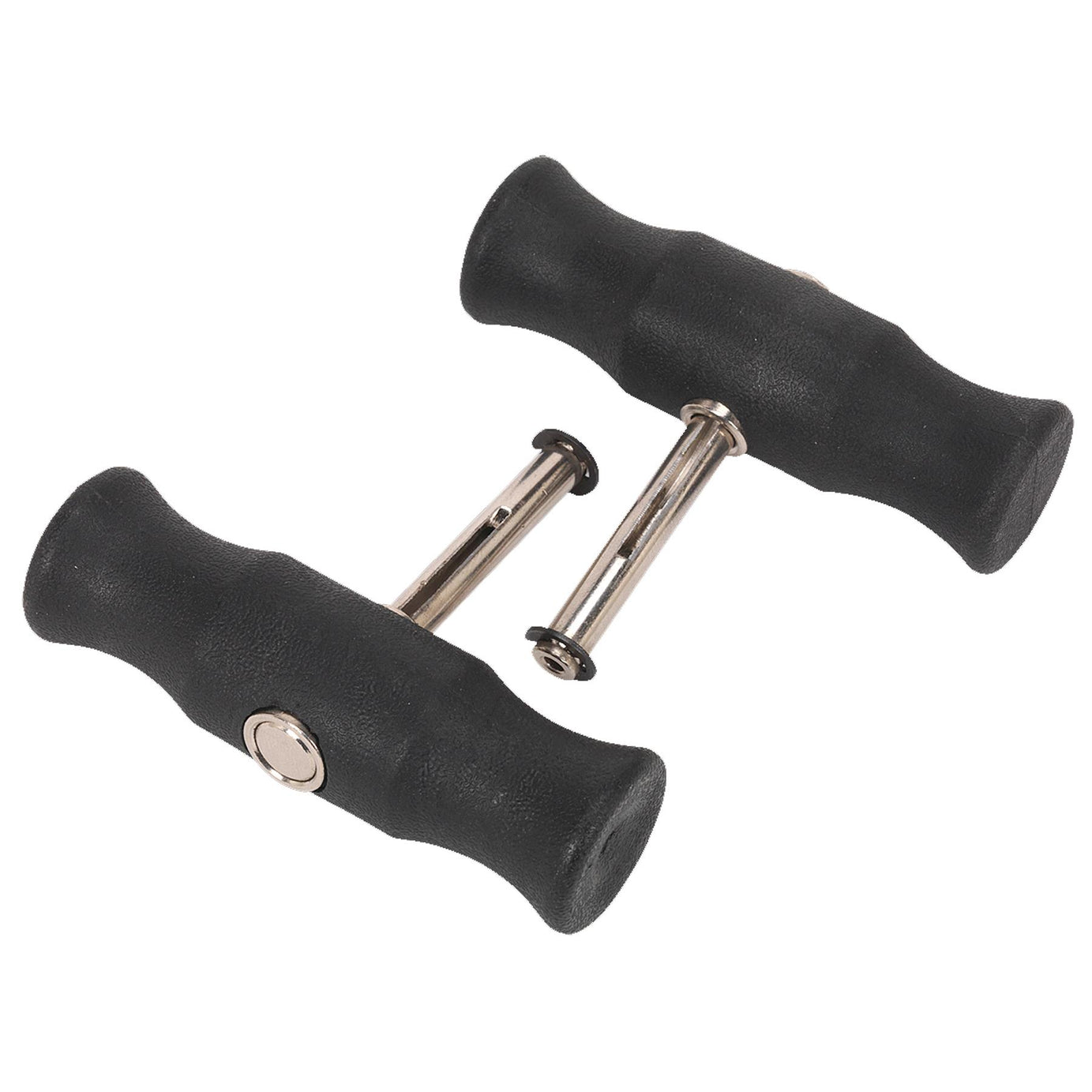 1 Pair Wire Grip Handles -  ABS handles Suitable for use with windscreen cutting wire. Sealey