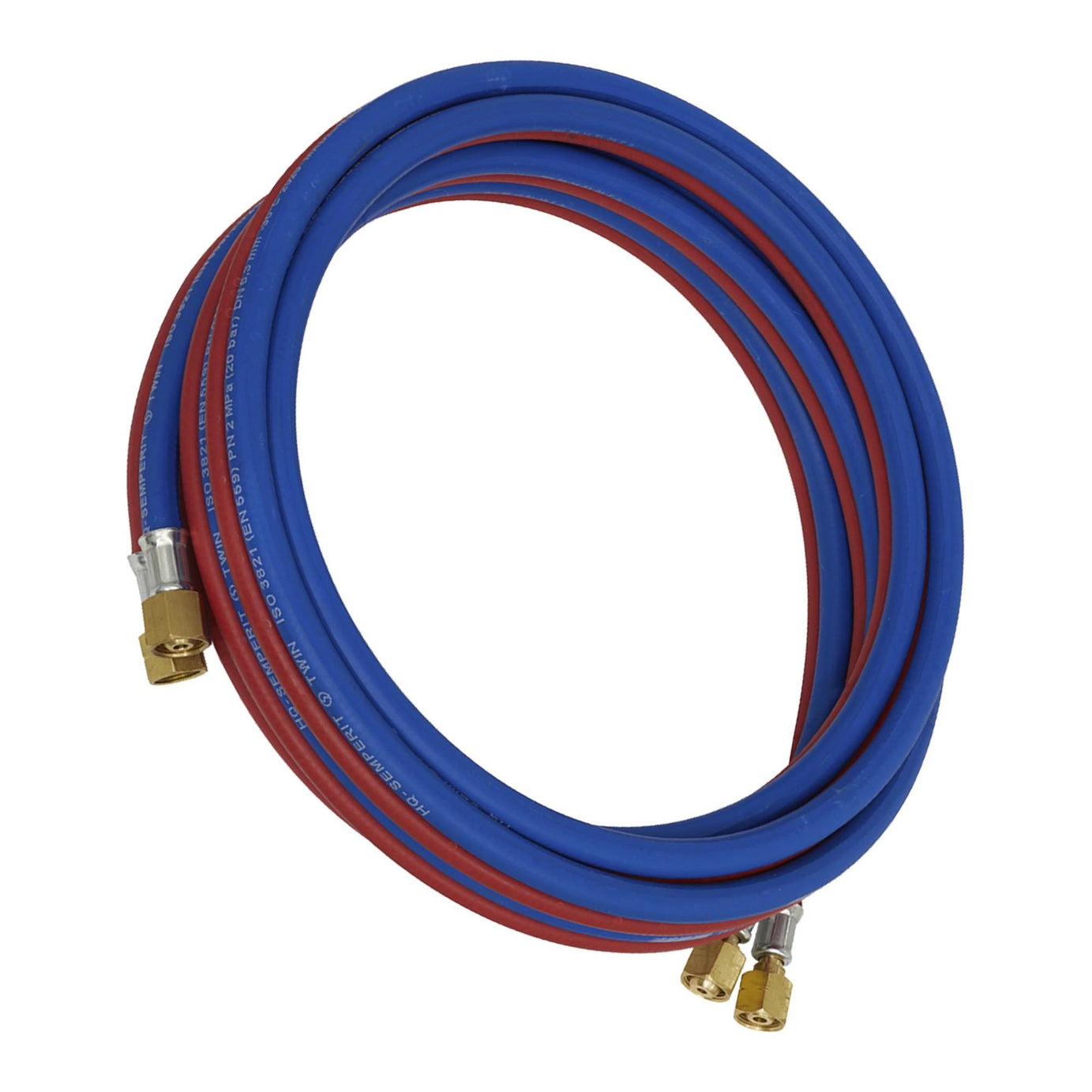 Sealey Twin Rubber Hose Set Oxyacetylene 5m