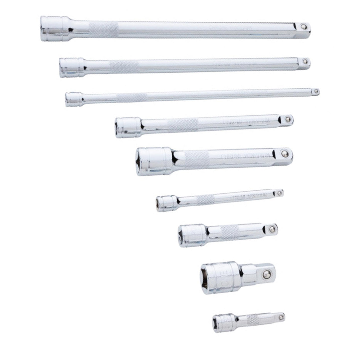 BlueSpot 9pc 1/4" 3/8" 1/2" dr Impact Extension Bar Set, Socket Bars