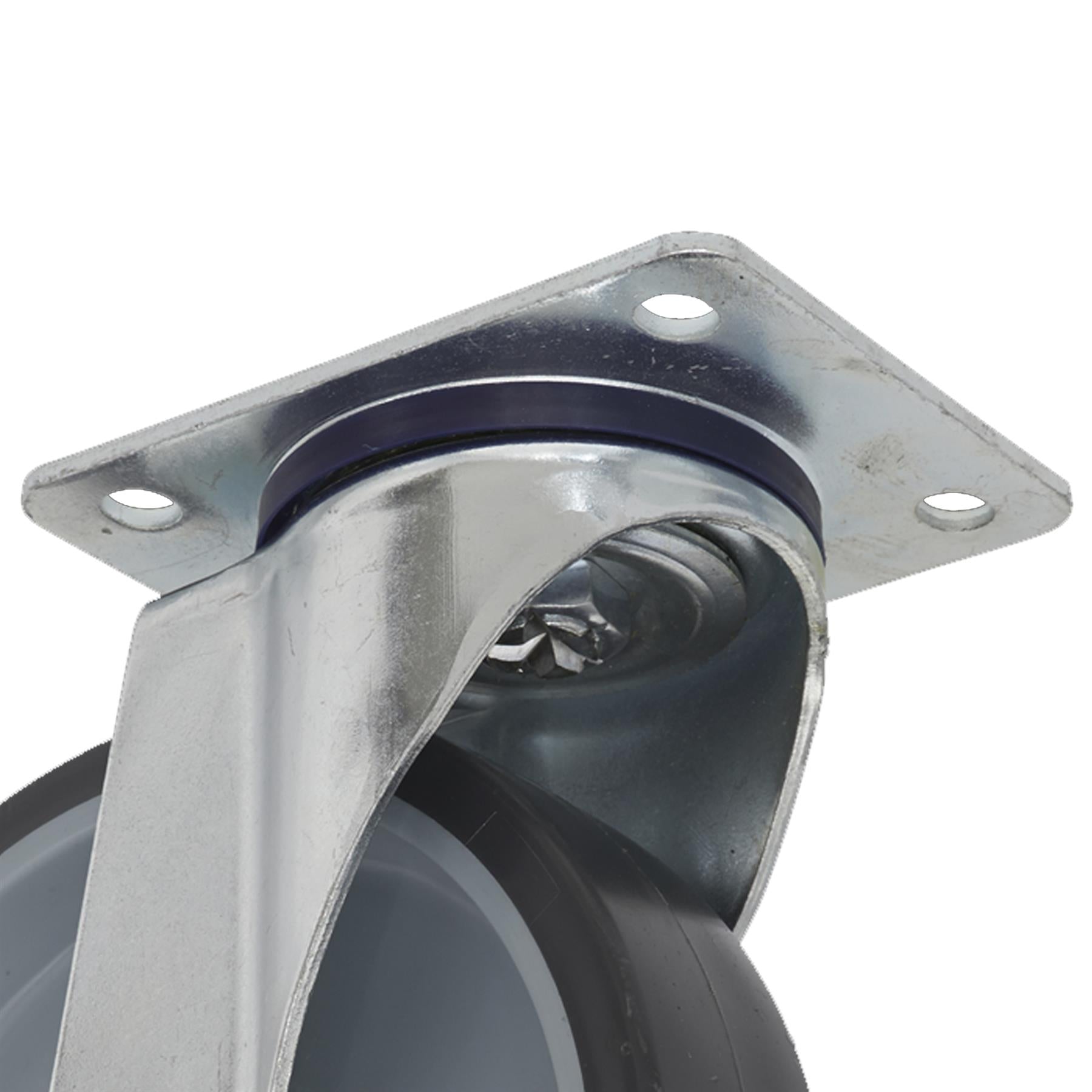 Sealey Medium-Duty Thermoplastic Swivel Castor Wheel 100mm