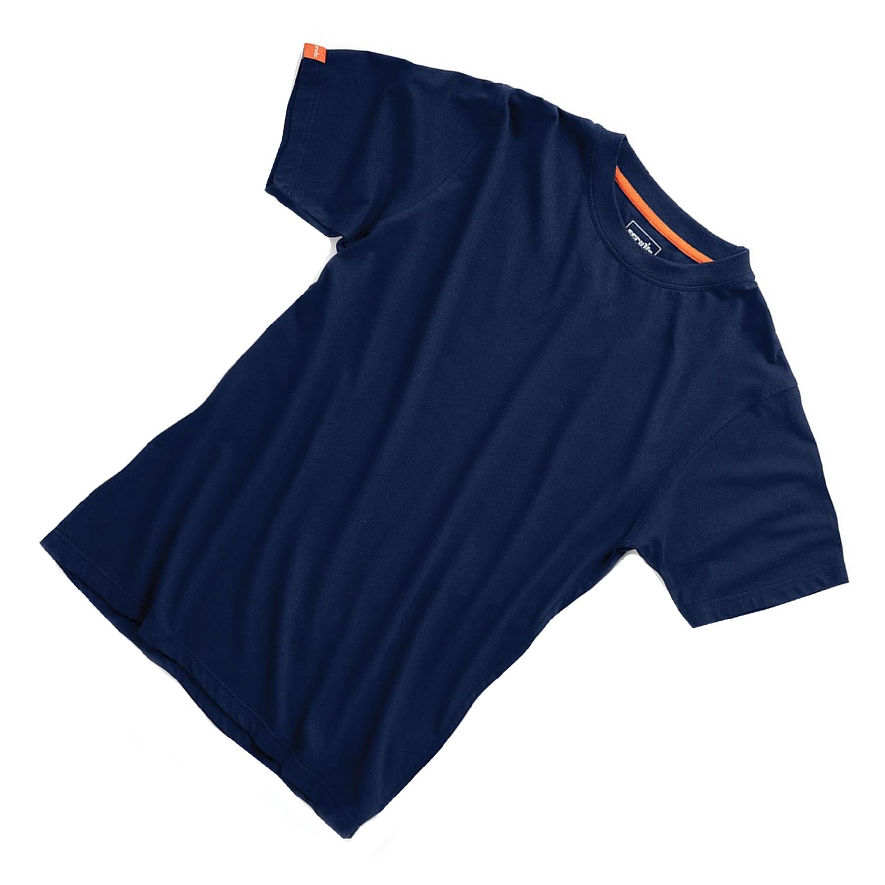 Scruffs Eco Worker T-Shirt Hardwearing Work Shirt Navy S