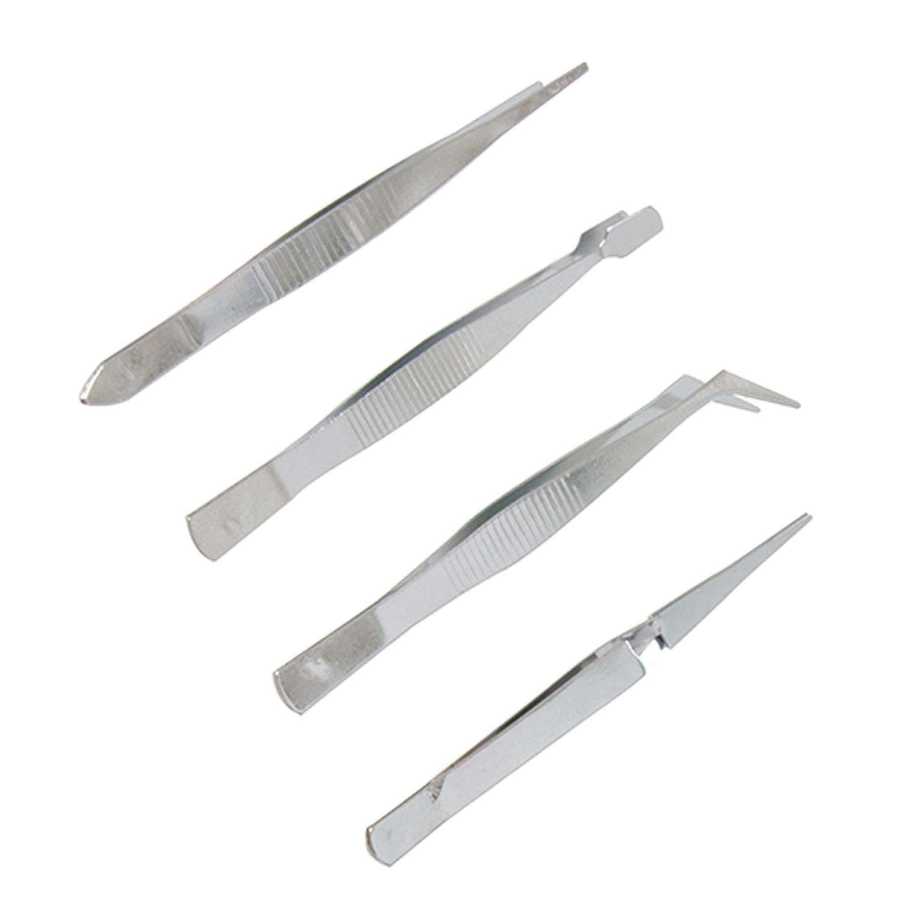 7Pc Tweezer Set For Precise Electronics Modelling Jewellery Beading Wire Work
