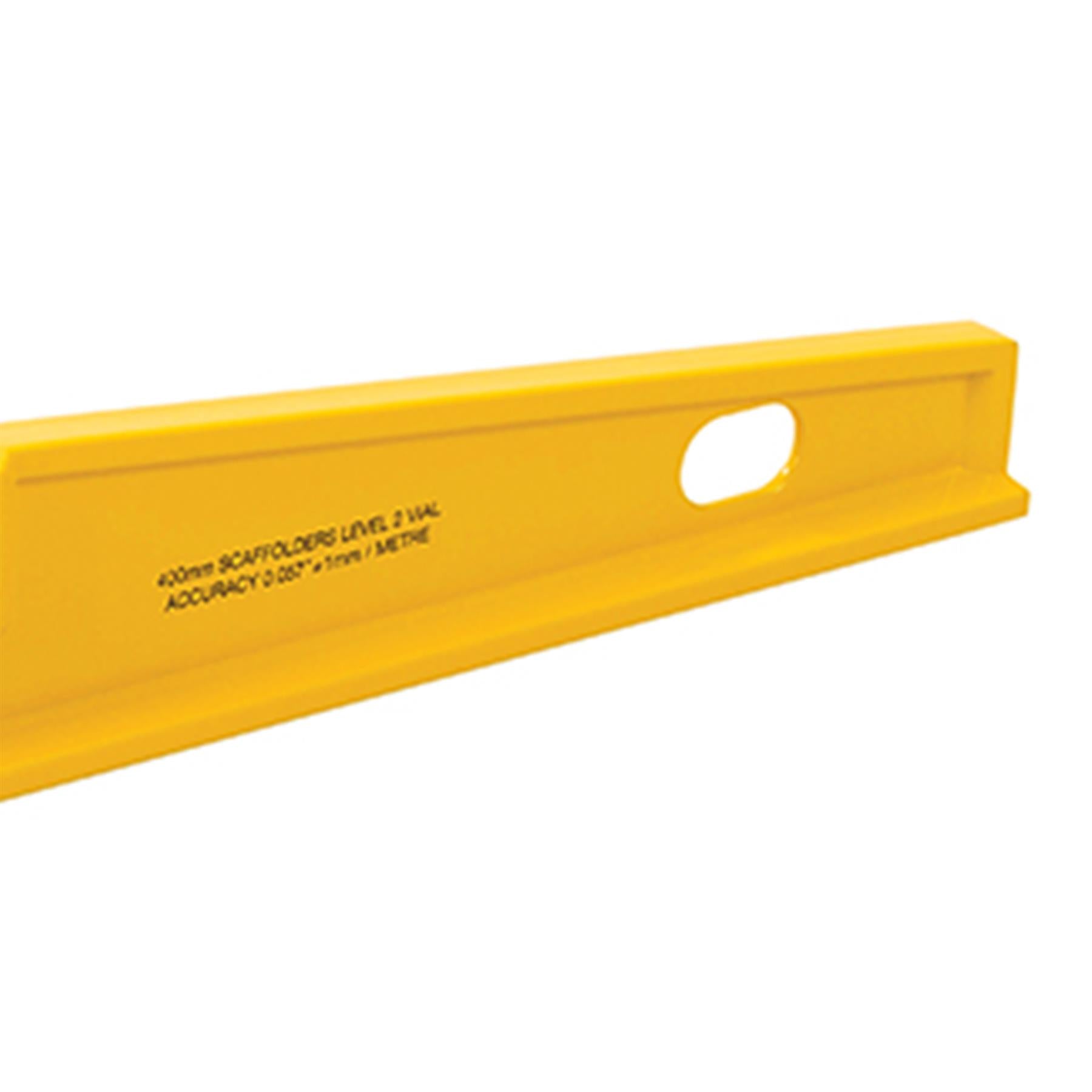 Heavy Duty Scaffolders Level 400mm Spirit Level Highly Accurate Builder Workshop