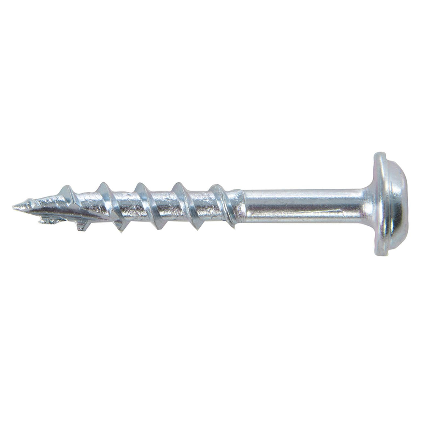 Zinc Pocket-Hole Screws Washer Head Coarse Thread Rust Resistant- 8x1-1/4" 250pk