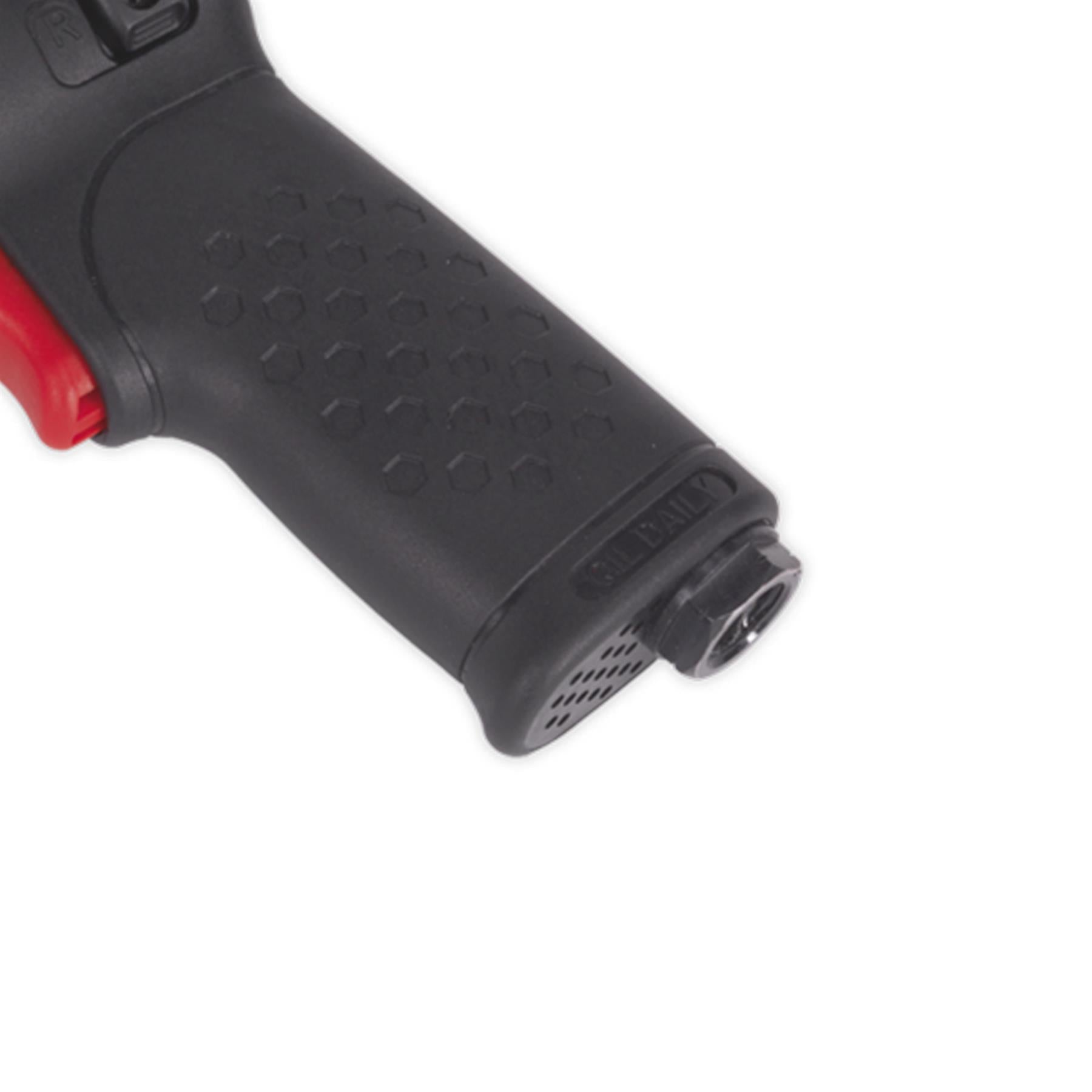 Sealey Air Pistol Screwdriver Mini 600lb.in(67Nm) Composite Premier