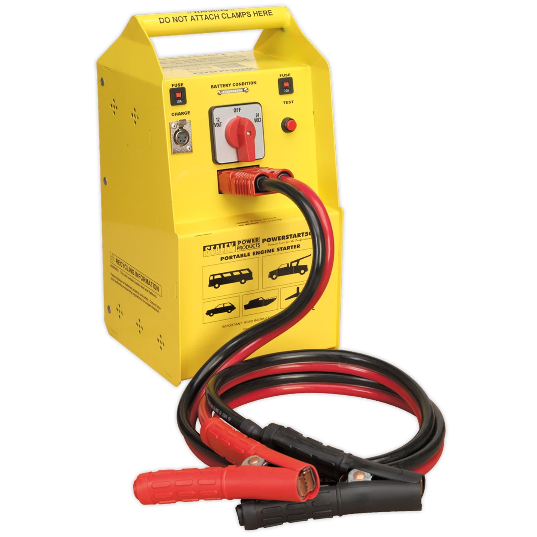 Sealey PowerStart Emergency Jump Starter 500hp Start 12/24V