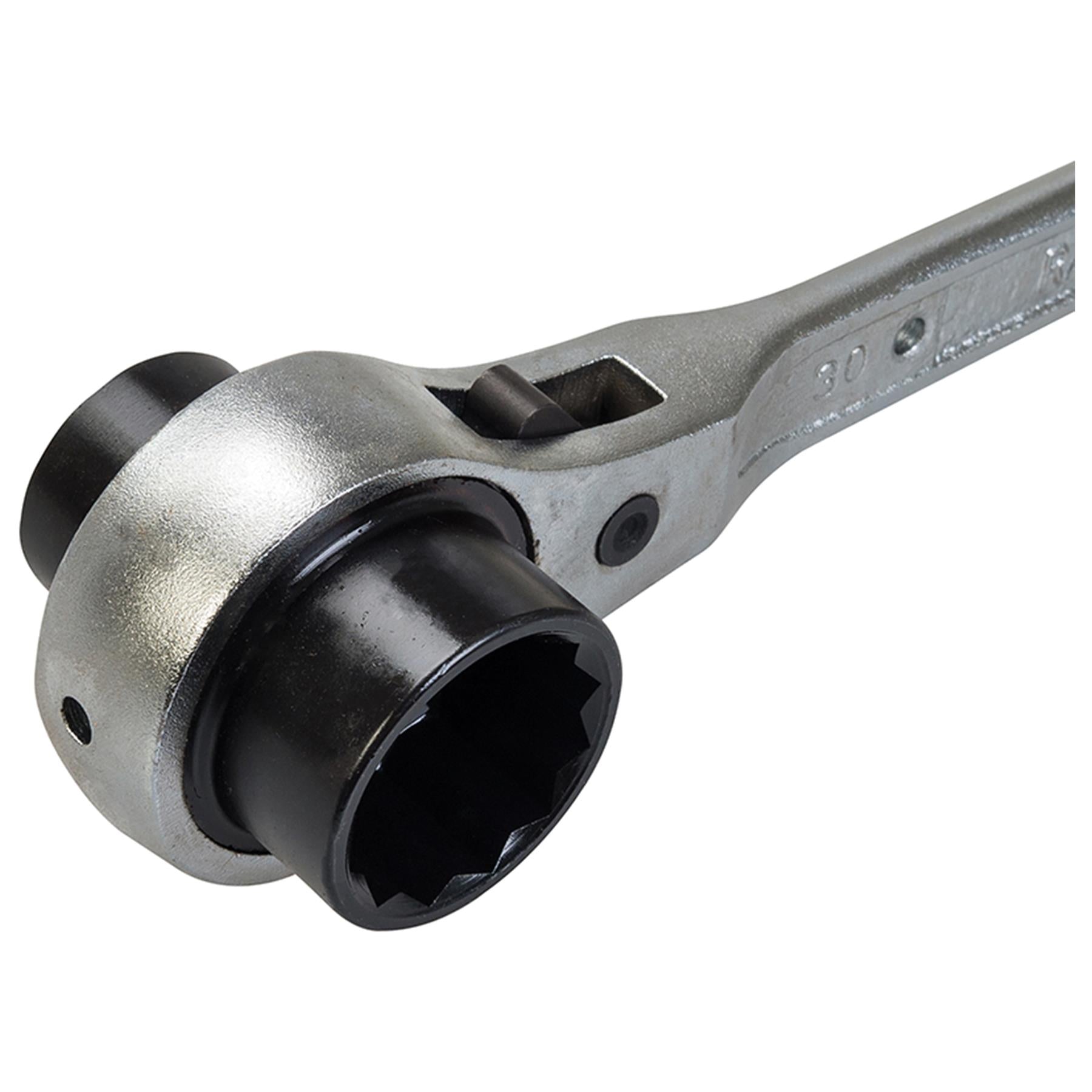 King Dick Heavy Duty Ratchet Podger Scaffolding Spanners Metric Heads 24 x 30mm
