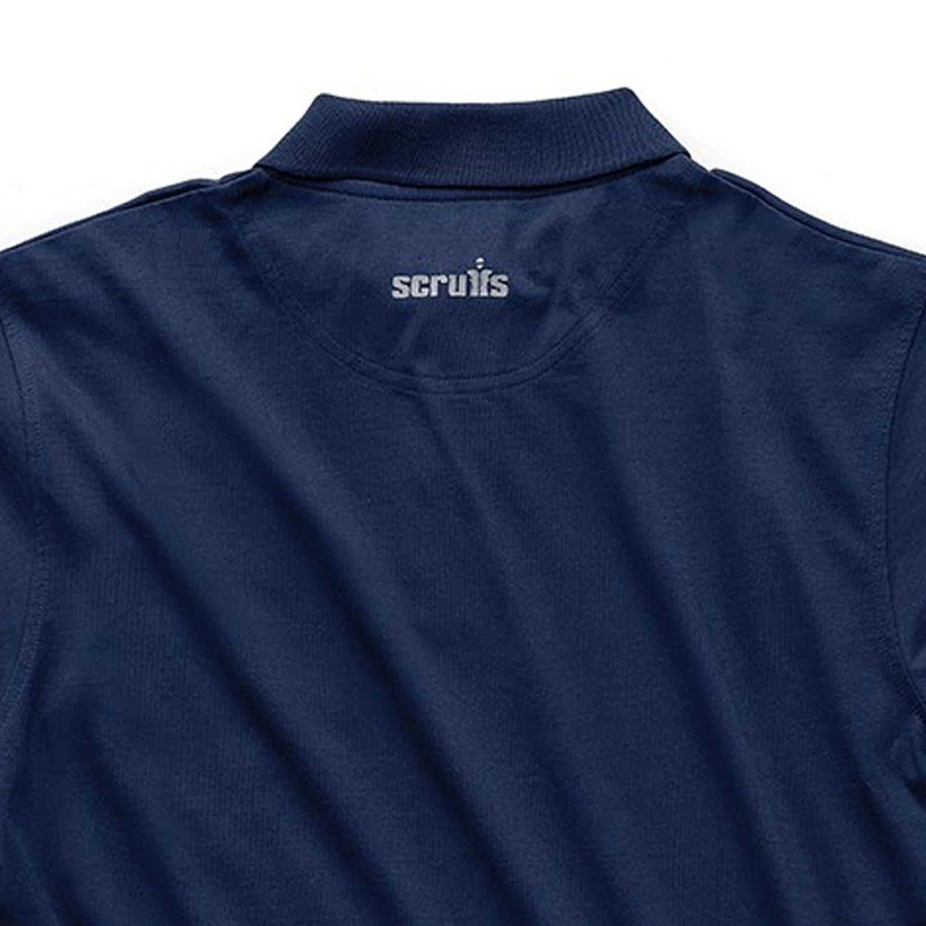 Scruffs Eco Polo Top Work Shirt Navy XXXL | Short Sleeve Workwear