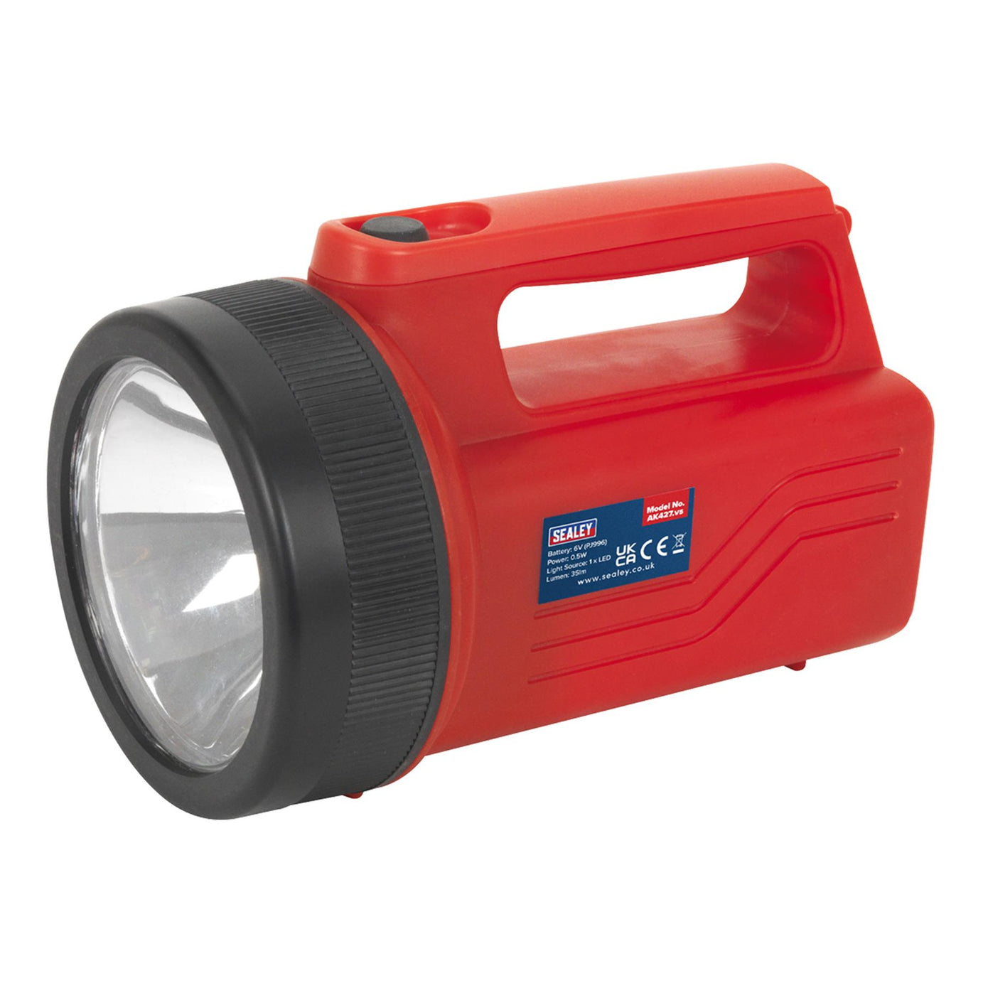 Sealey 0.5W LED Spotlight Torch Light 35 Lumen Camping Lantern Work Light AK427