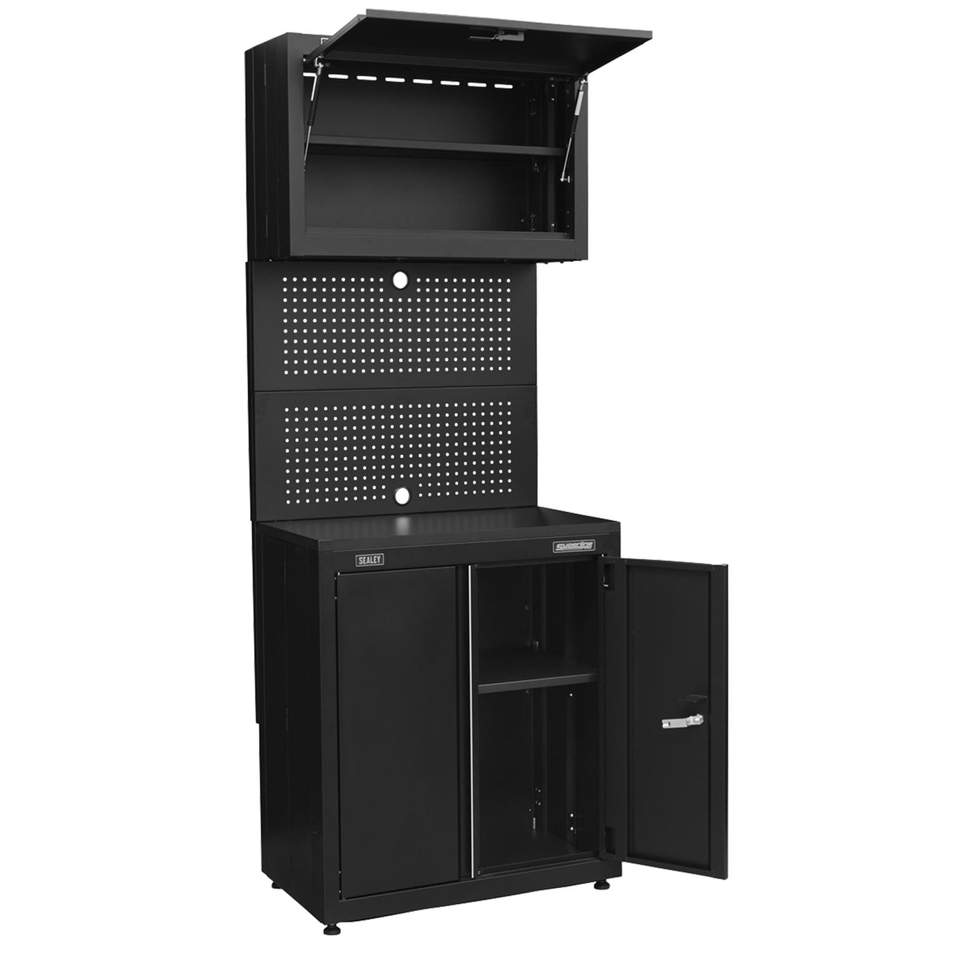 Sealey Modular Base & Wall Cabinet  storage system easy and quick to assemble