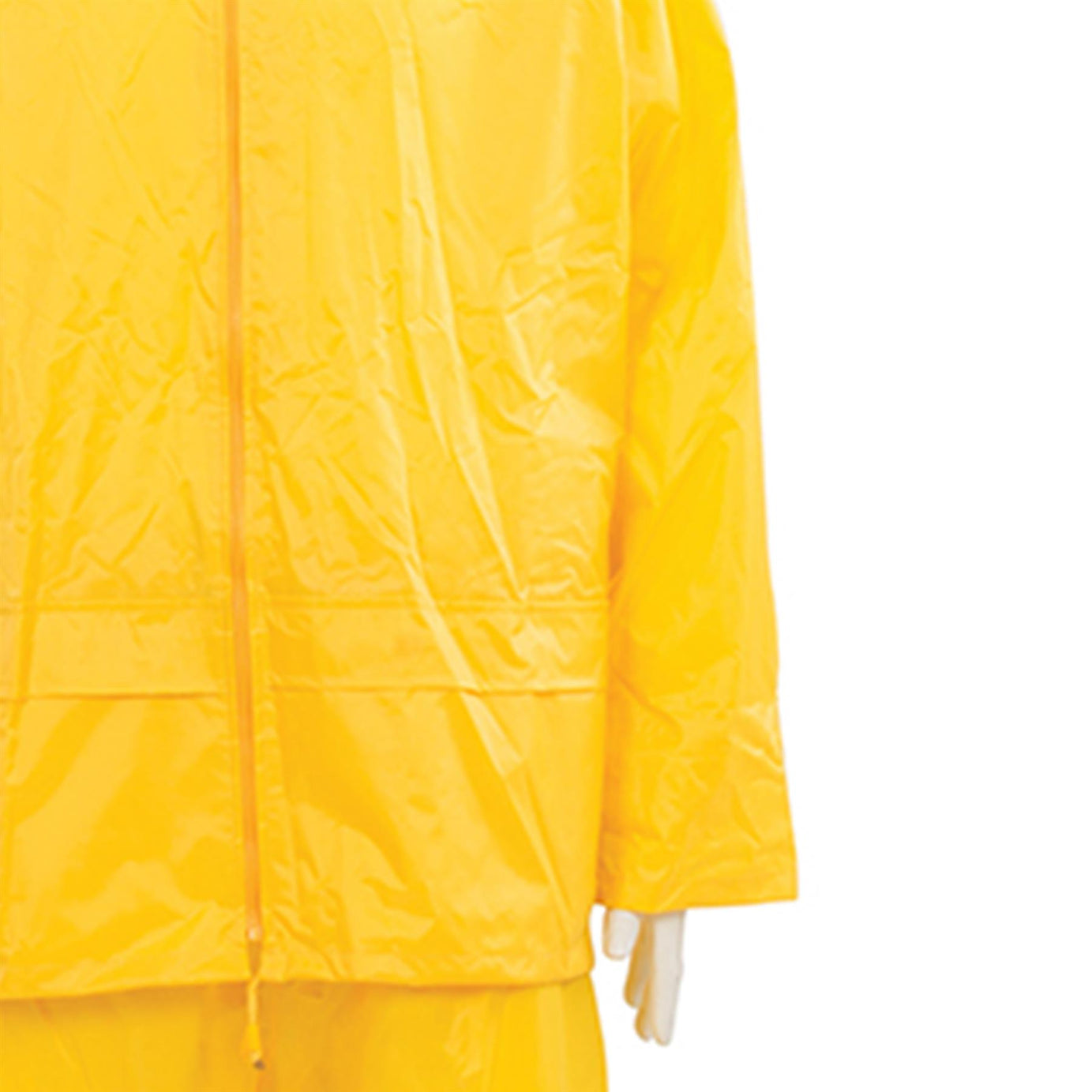 2Pce Rain Suit Yellow XL 76cm - 134cm (30 - 53") Includes Hood With Neck Cord