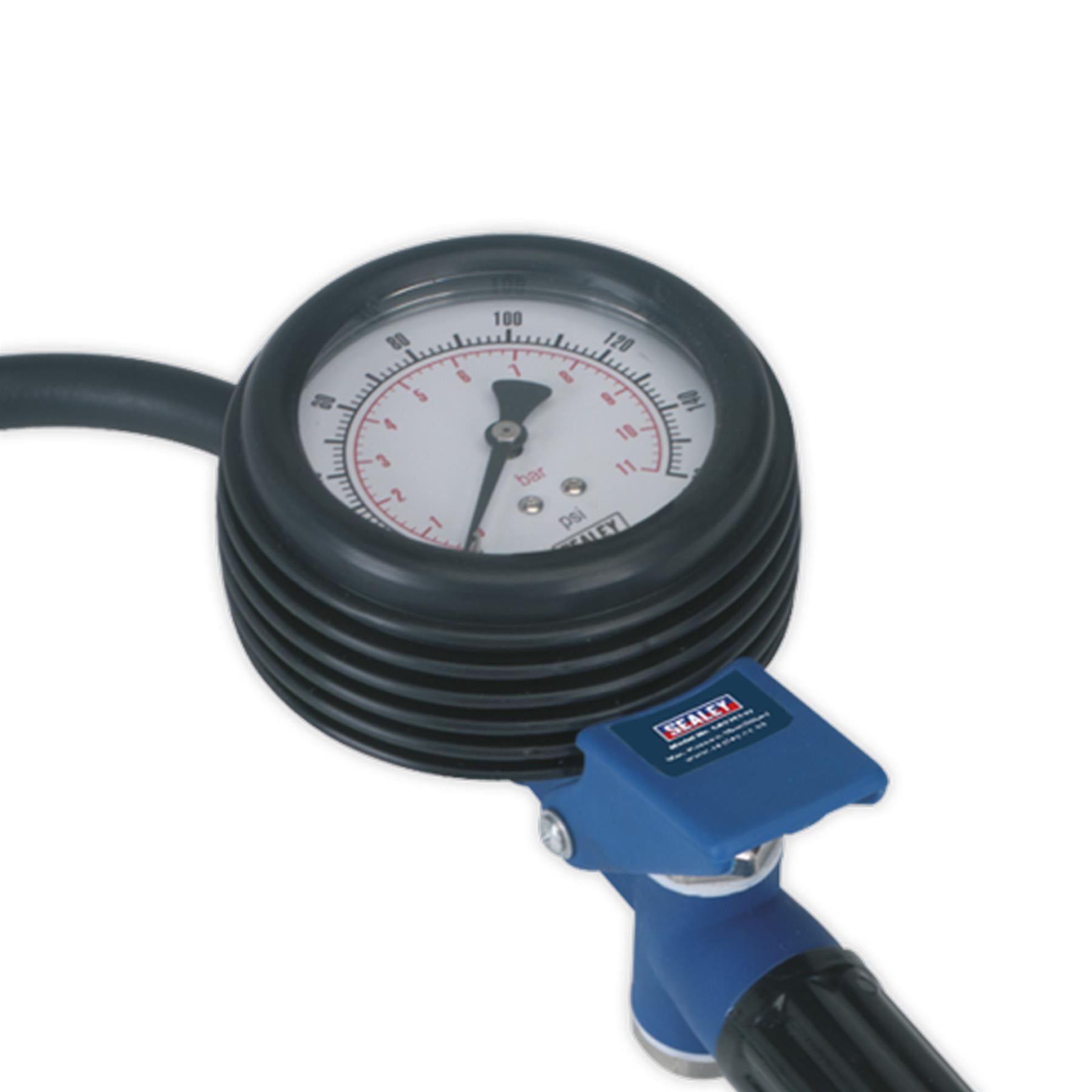 Sealey Jumbo Tyre Inflator with Push-On Connector