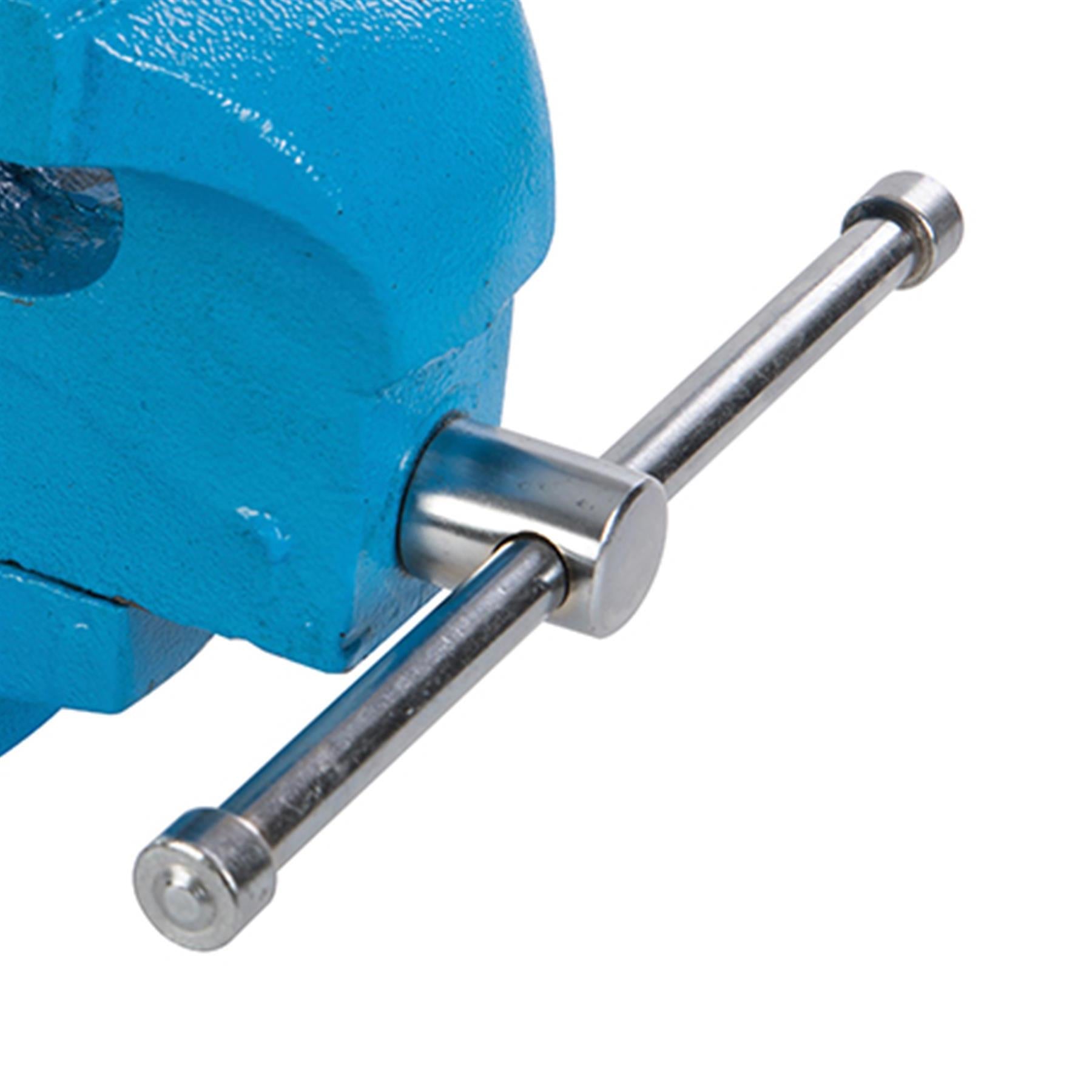 Engineers Vice Swivel Base 100mm (4") 8Kg Hardened Steel Jaw Plates