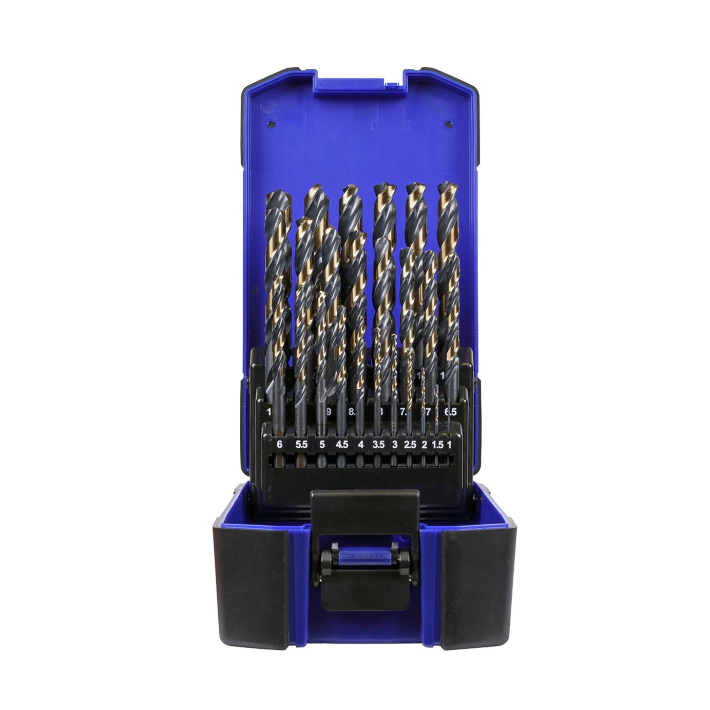 Sealey 25pc Drill Bit Set HSS Tri Point Ø1-13mm Steel Wood Plastic AK4706