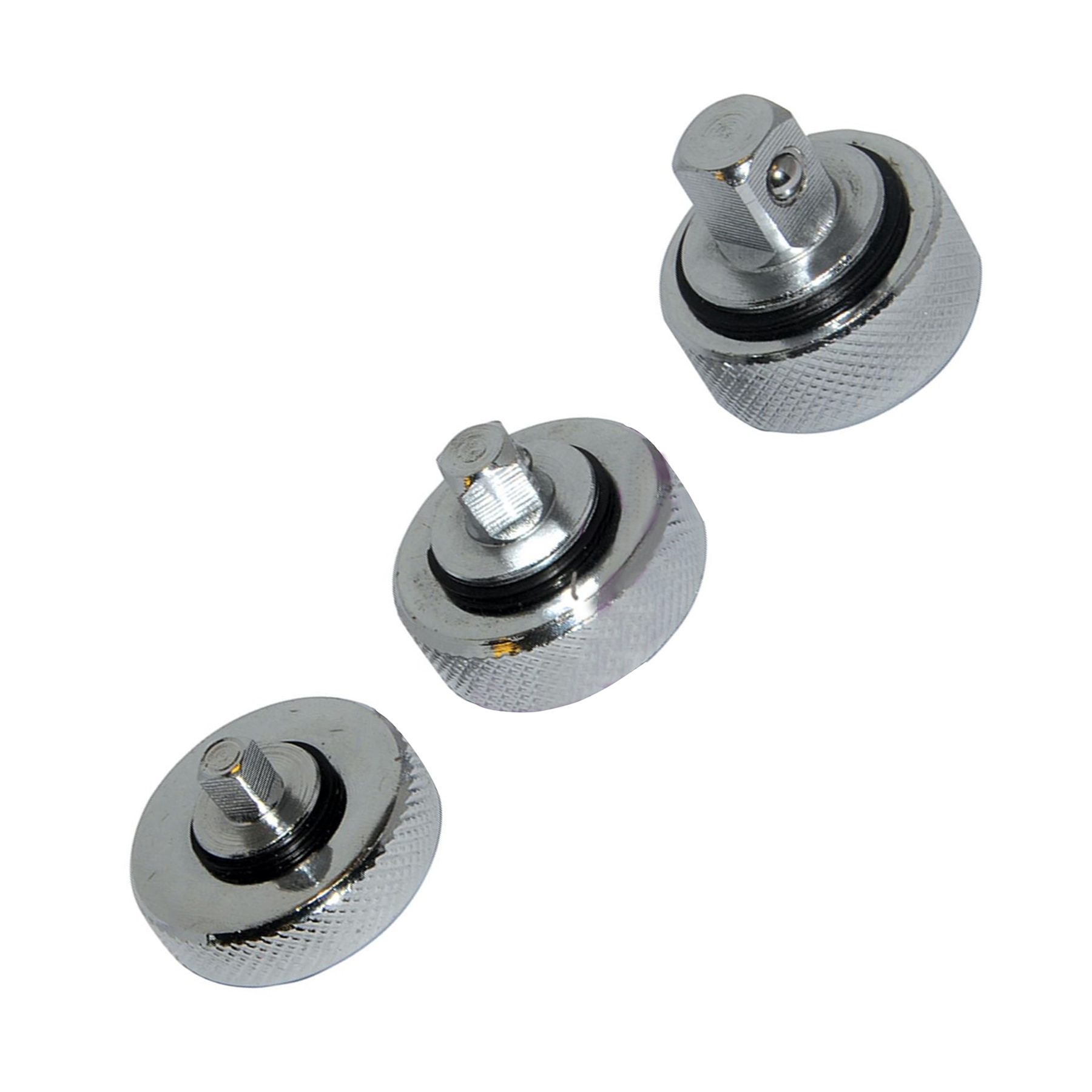 Palm Ratchet Set 3Pc 1/4, 3/8 & 1/2" Drop Forged Tempered Chrome Alloy Steel