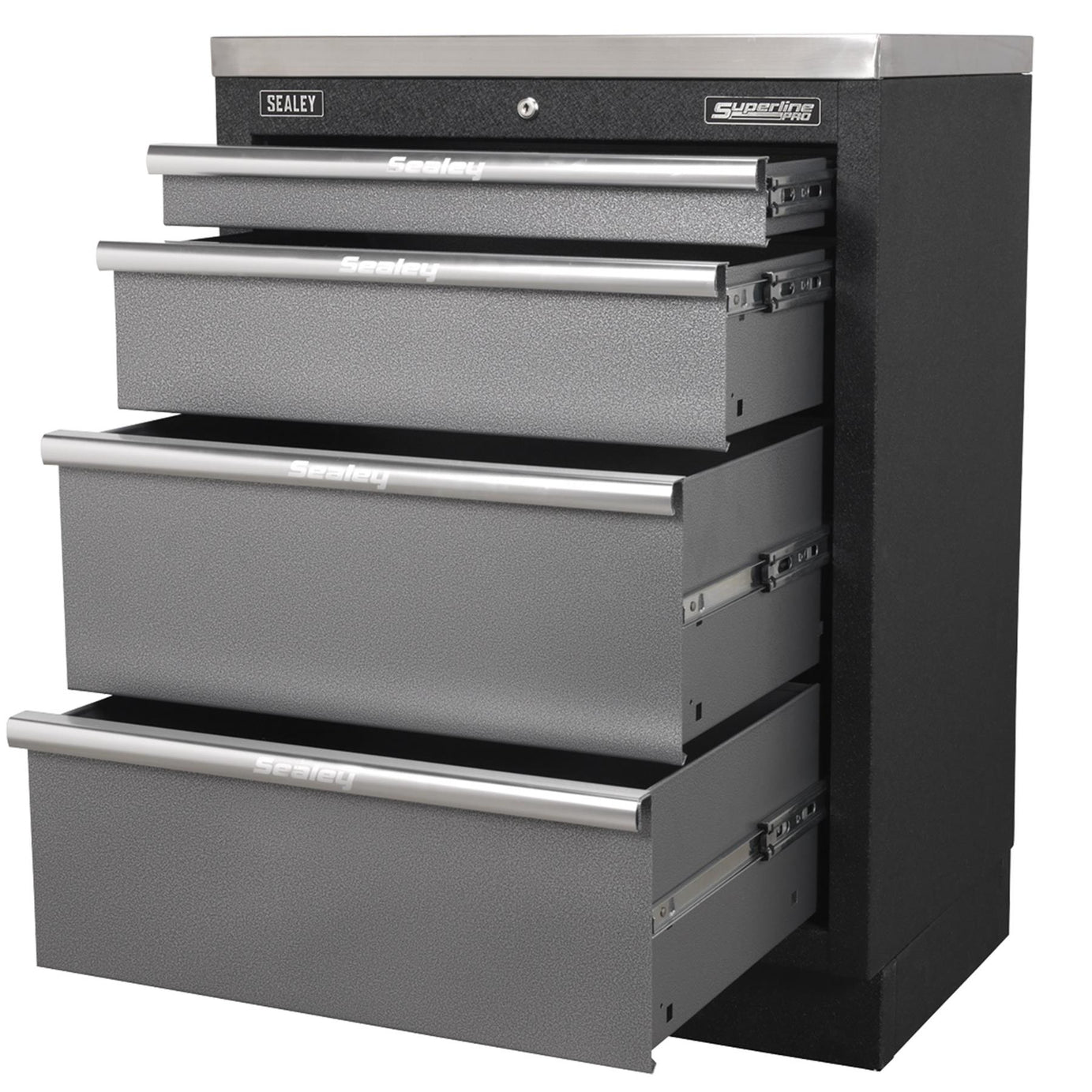 Sealey Modular 4 Drawer Cabinet stainless steel separately 680mm